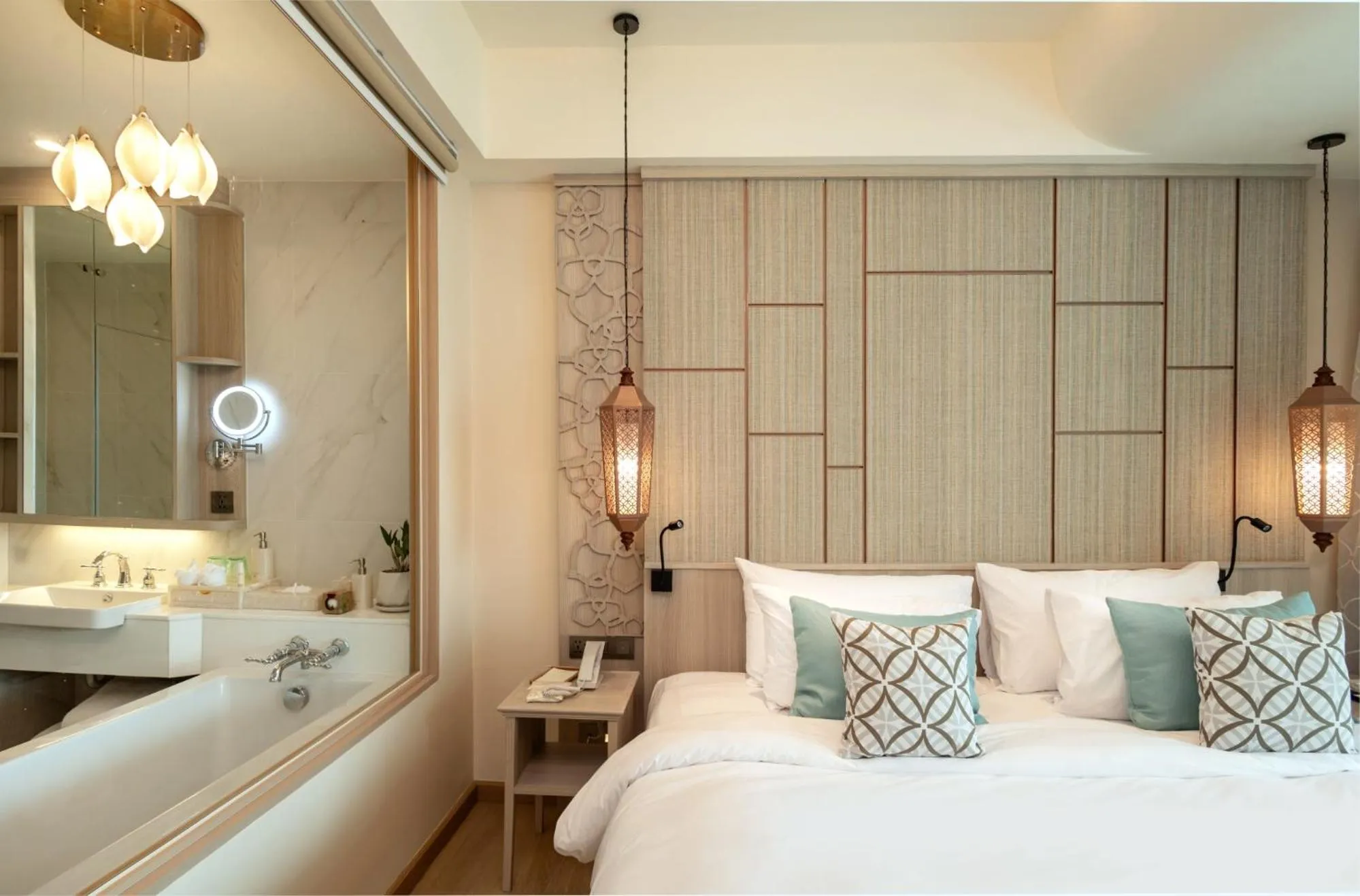 Bed in The Little Shore Khao Lak by Katathani