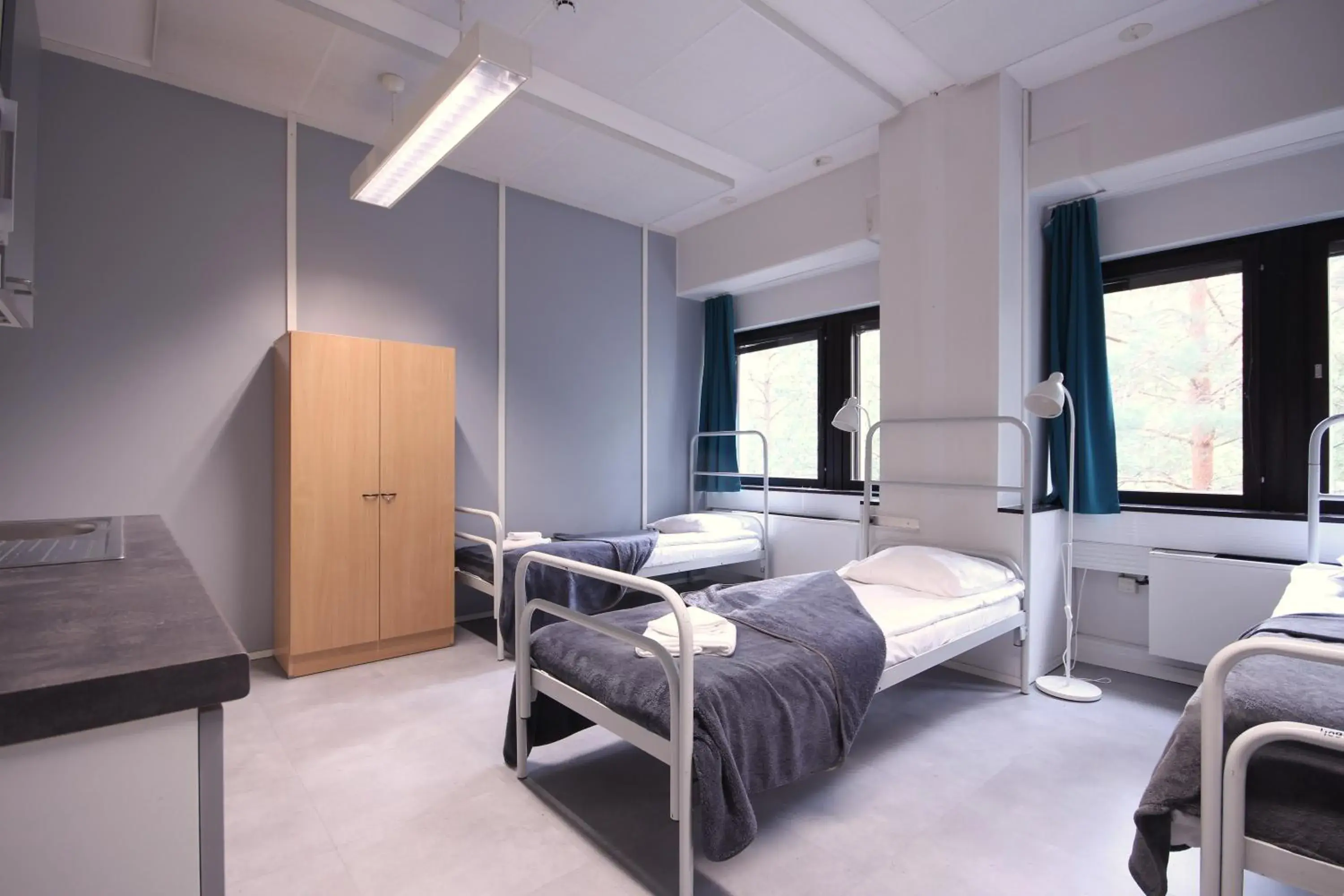Basic Triple Room with Shared Bathroom in Forenom Hostel Espoo Kilo Basic Triple Room with Shared Bathroom in Forenom Hostel Espoo Kilo