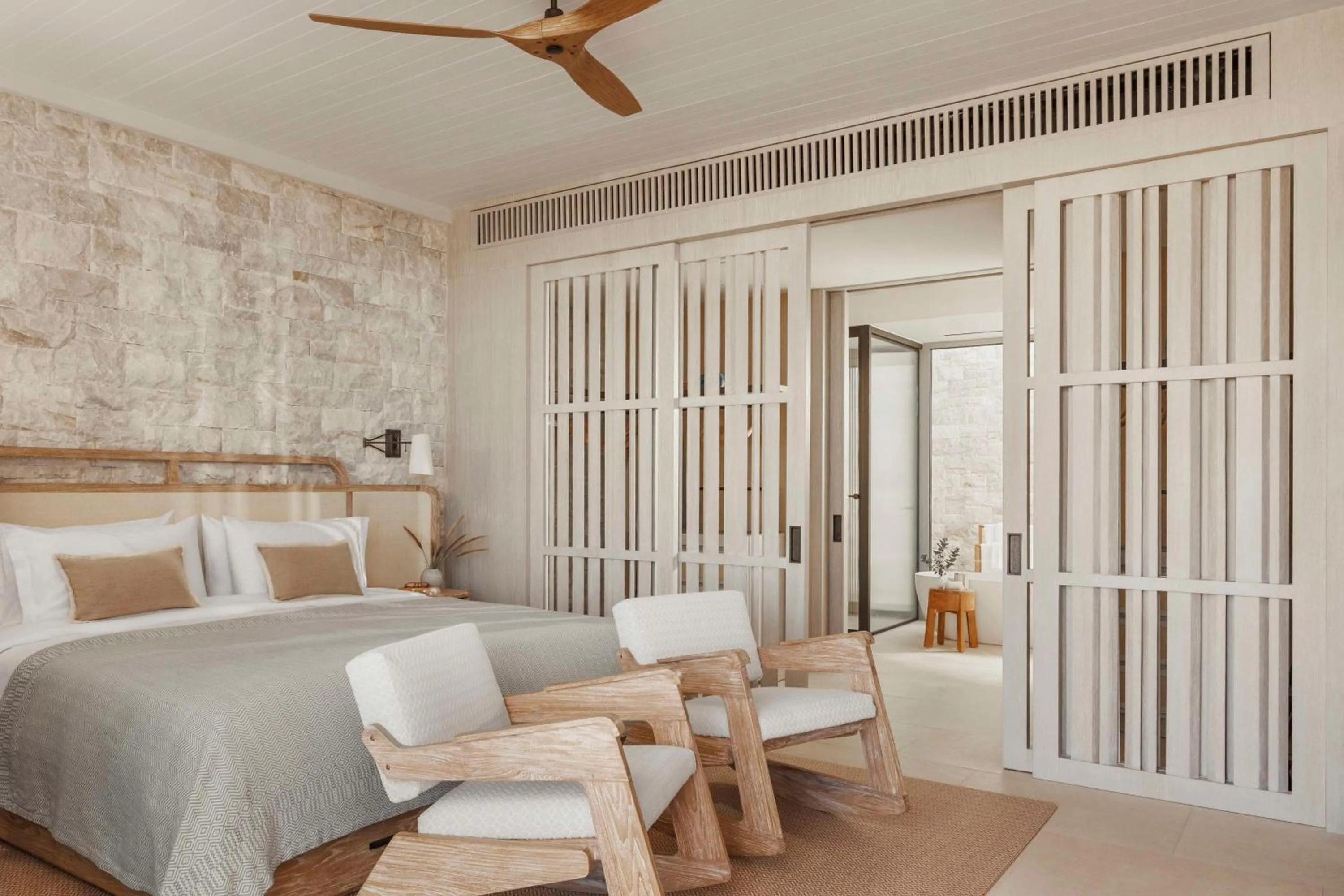 Bedroom, Bed in One&Only Aesthesis, Athens