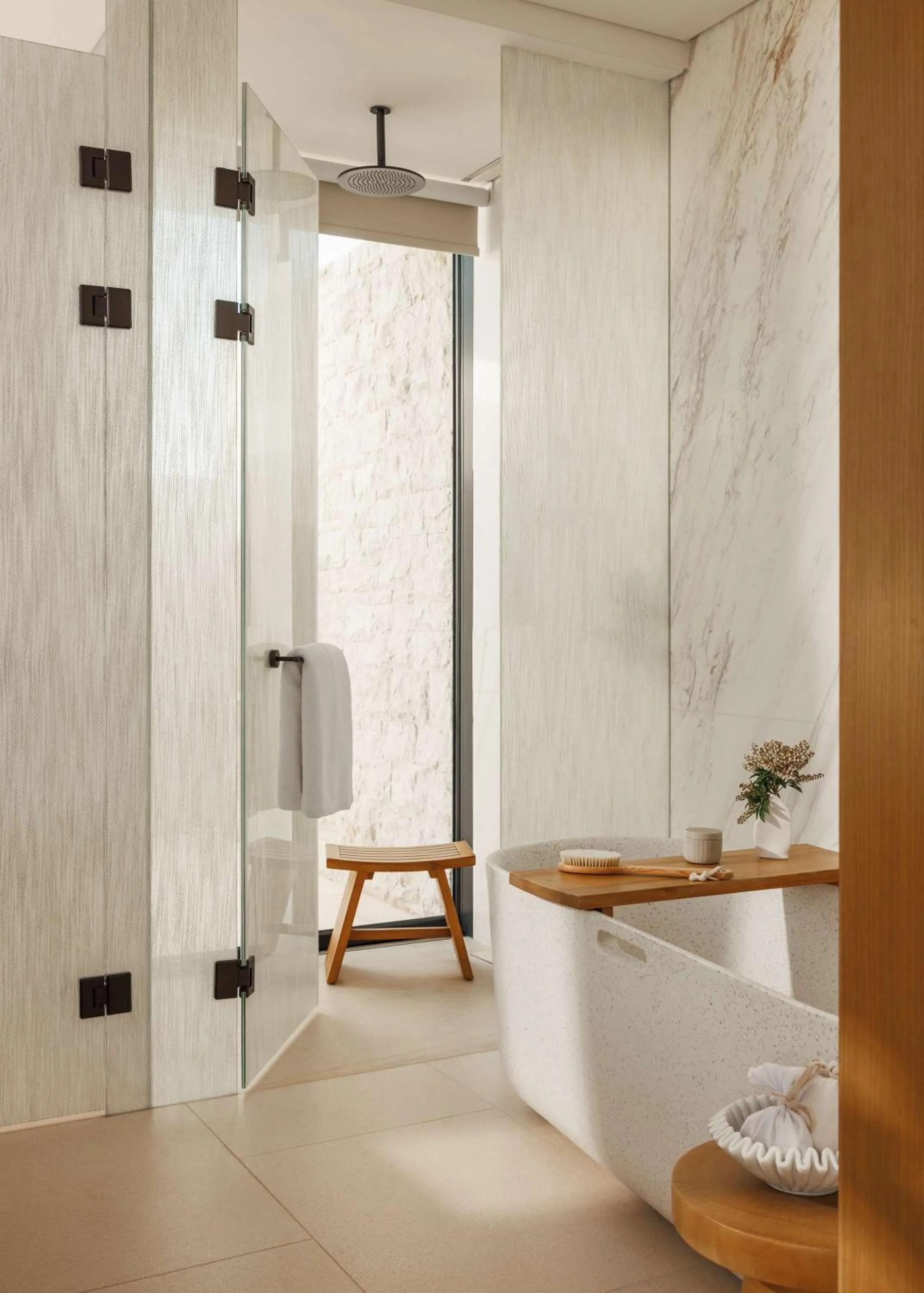 Bathroom in One&Only Aesthesis, Athens