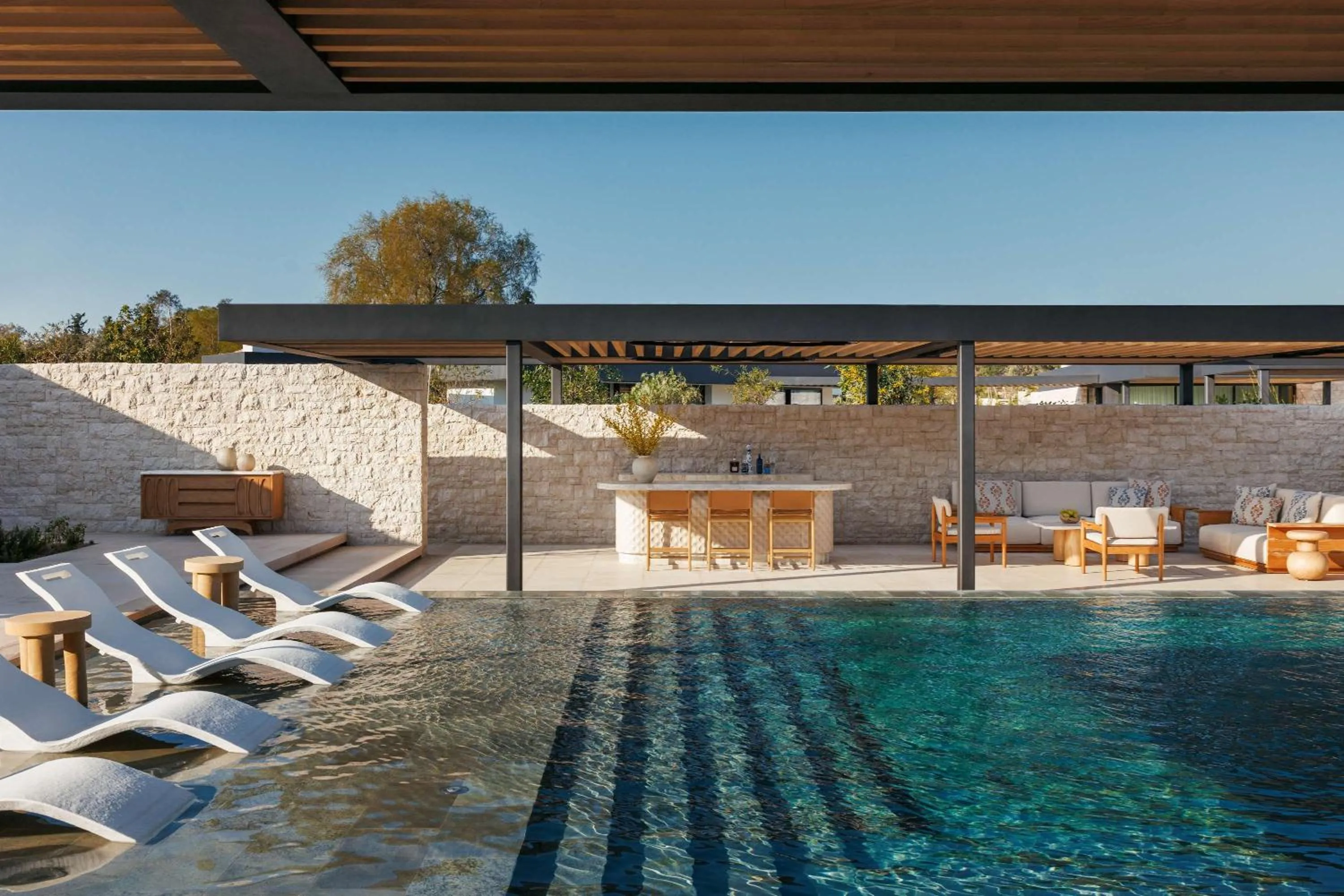 Bedroom in One&Only Aesthesis, Athens