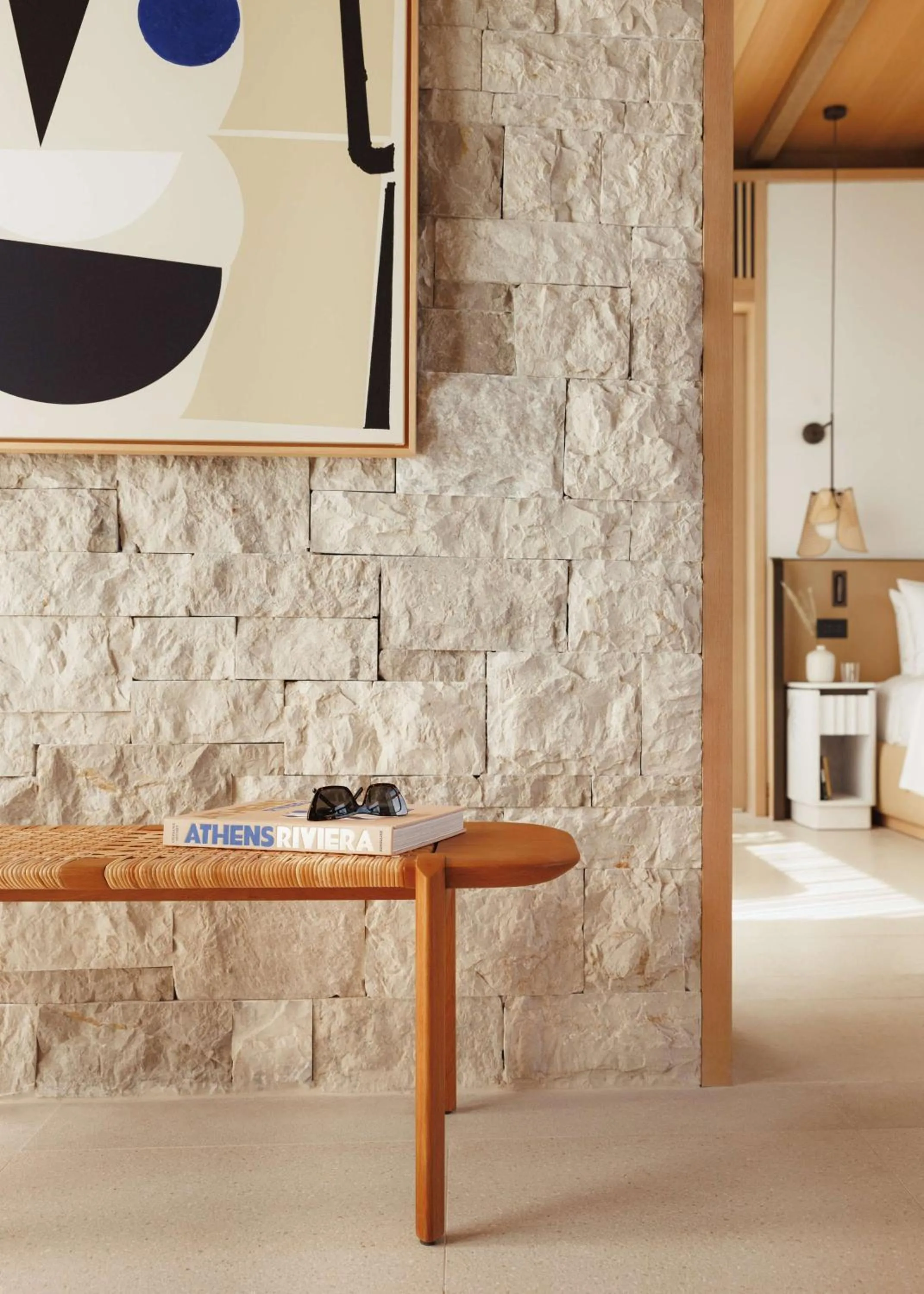 Bedroom in One&Only Aesthesis, Athens