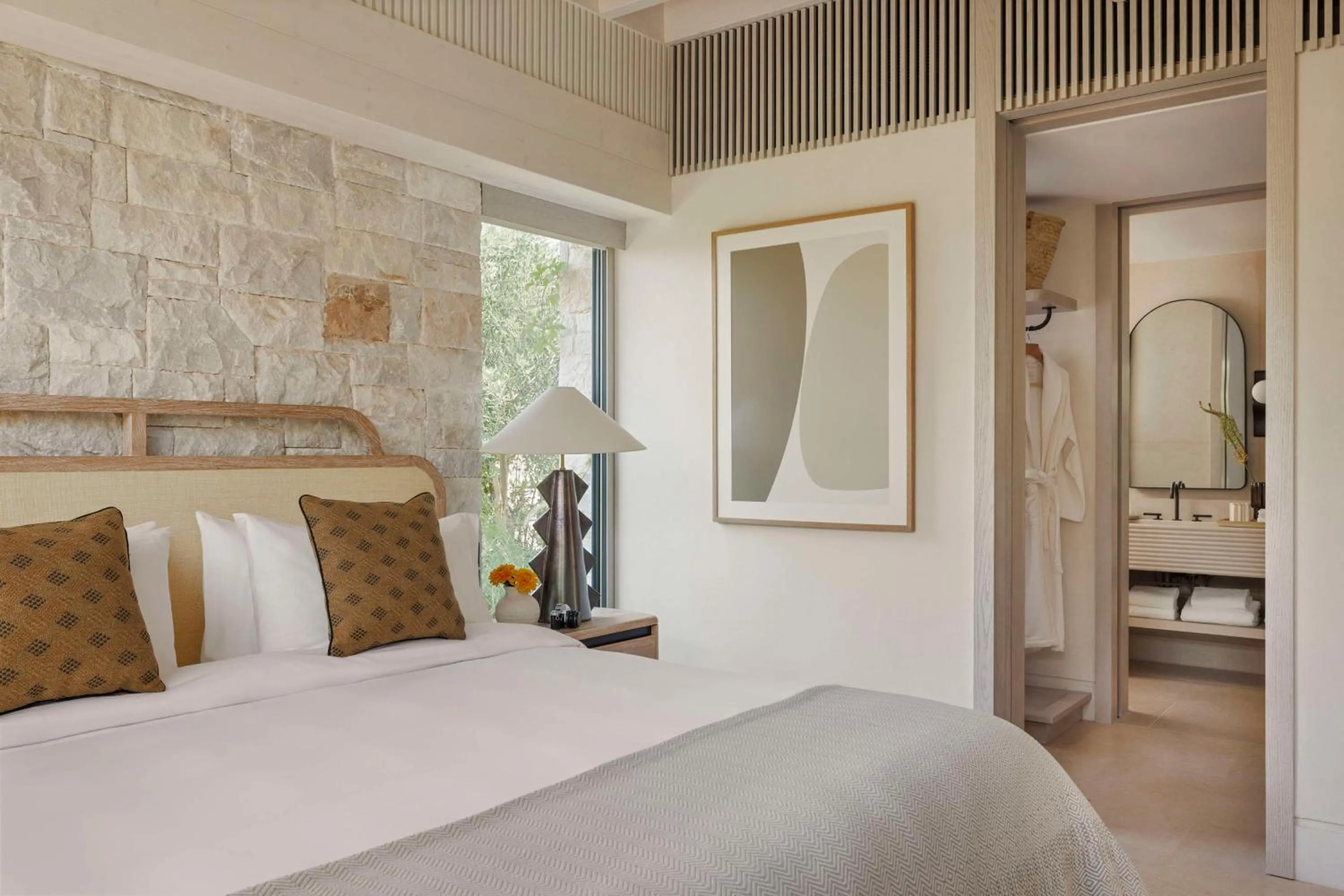 Bedroom, Bed in One&Only Aesthesis, Athens