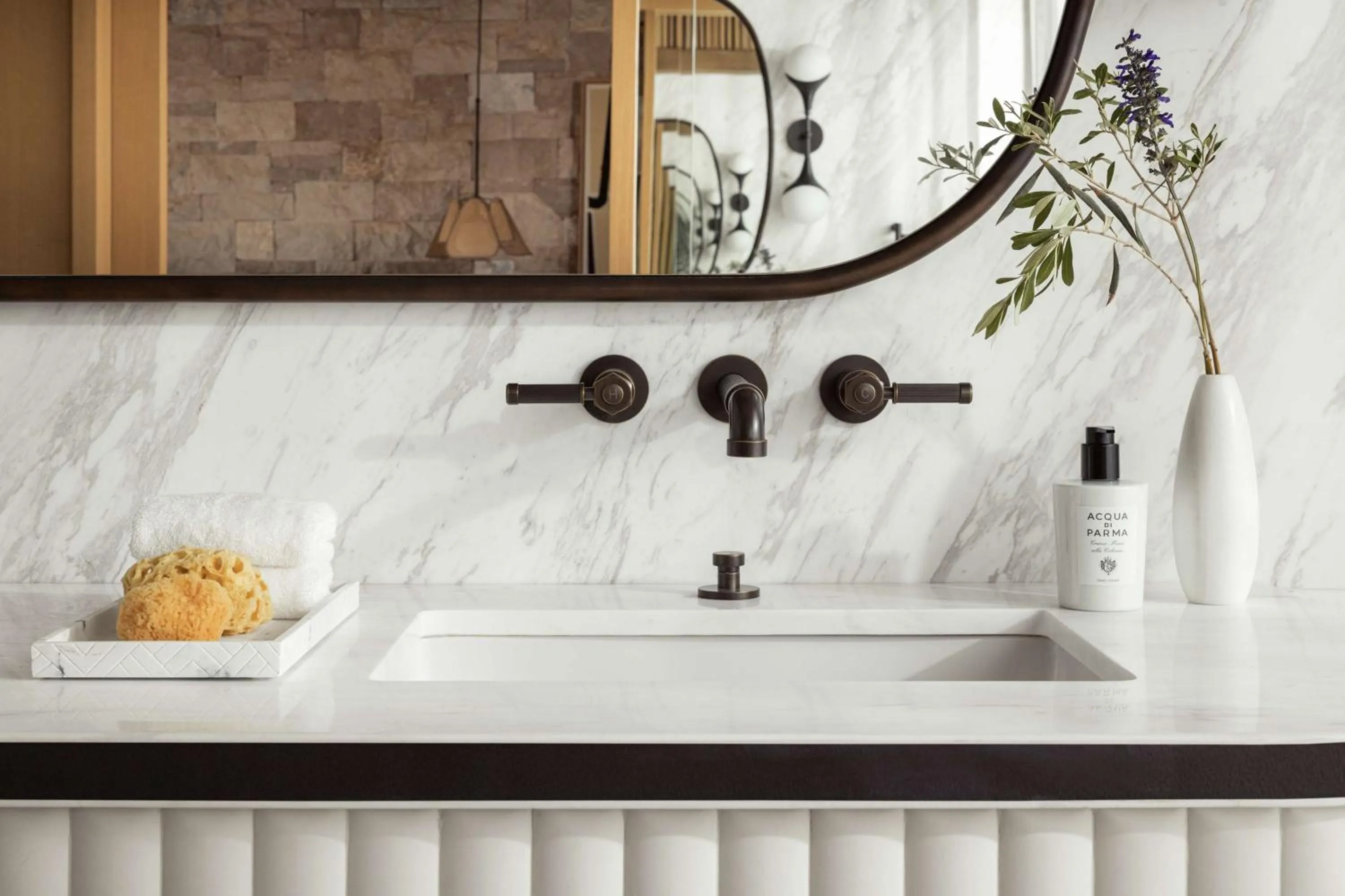 Bathroom in One&Only Aesthesis, Athens