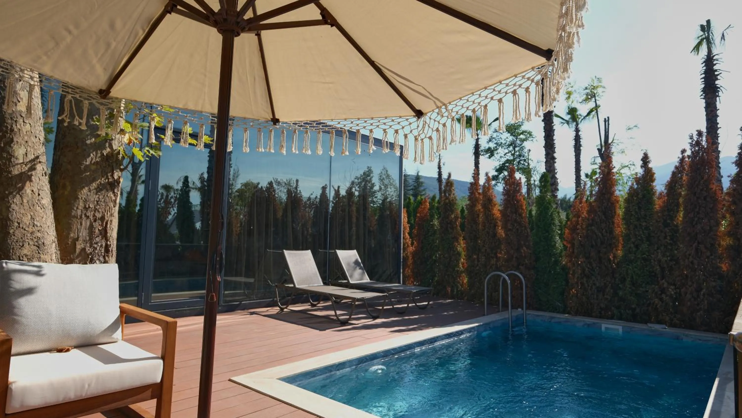 Patio in Velour Hotel Spa Restaurant