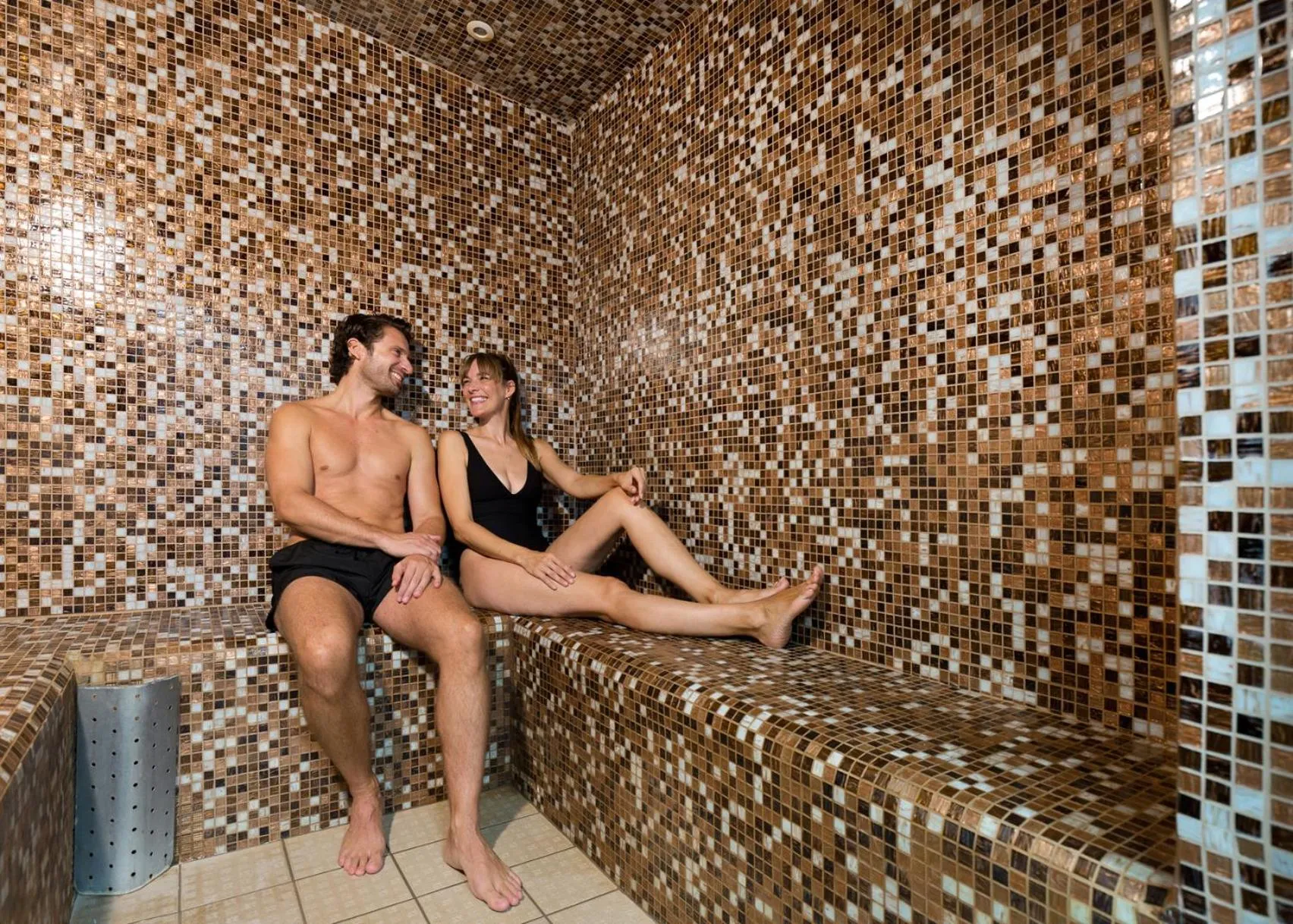 Steam room in Hôtel Les Sources
