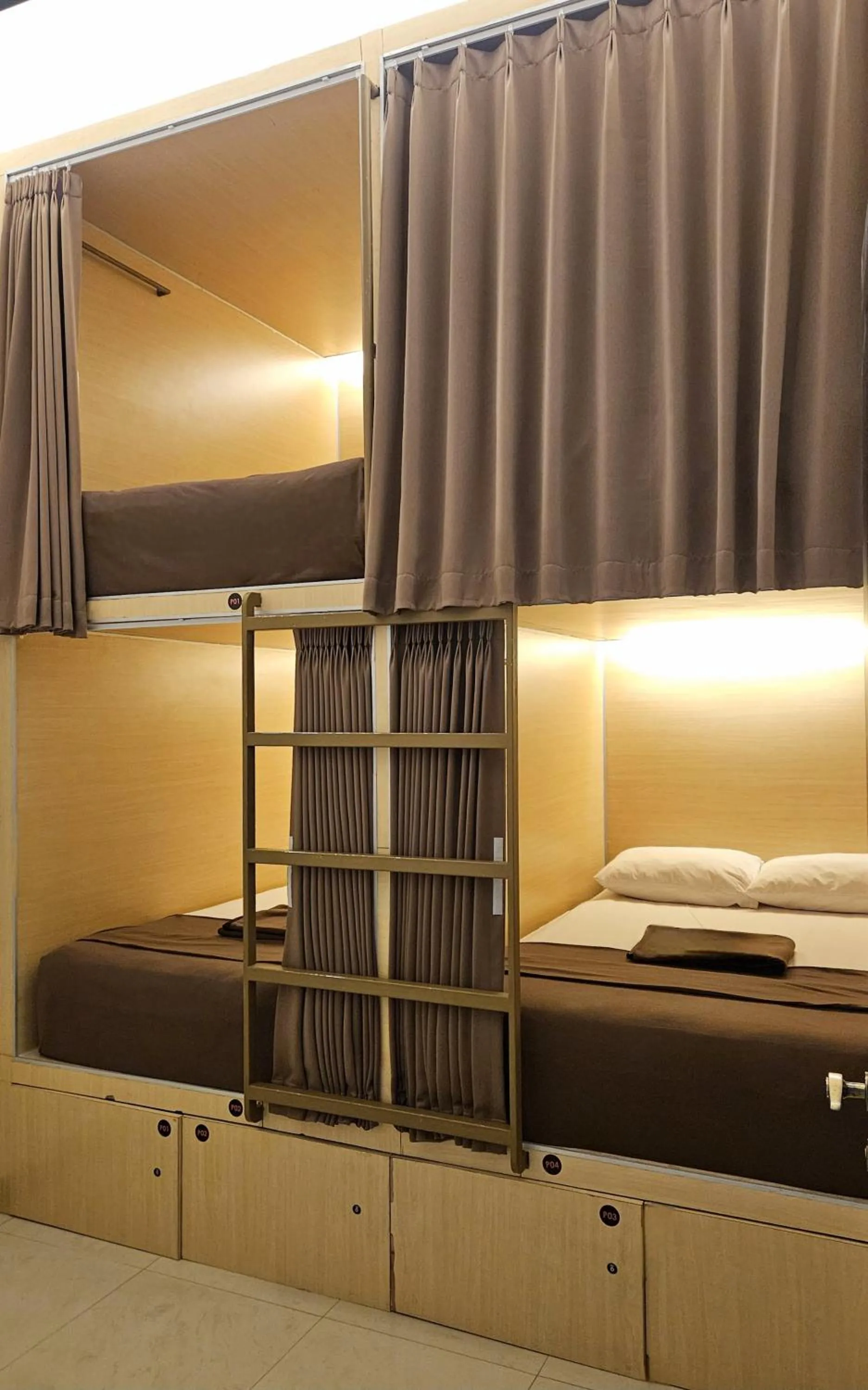 Bed in Fora Capsule Hostel Tuban Kuta Bali