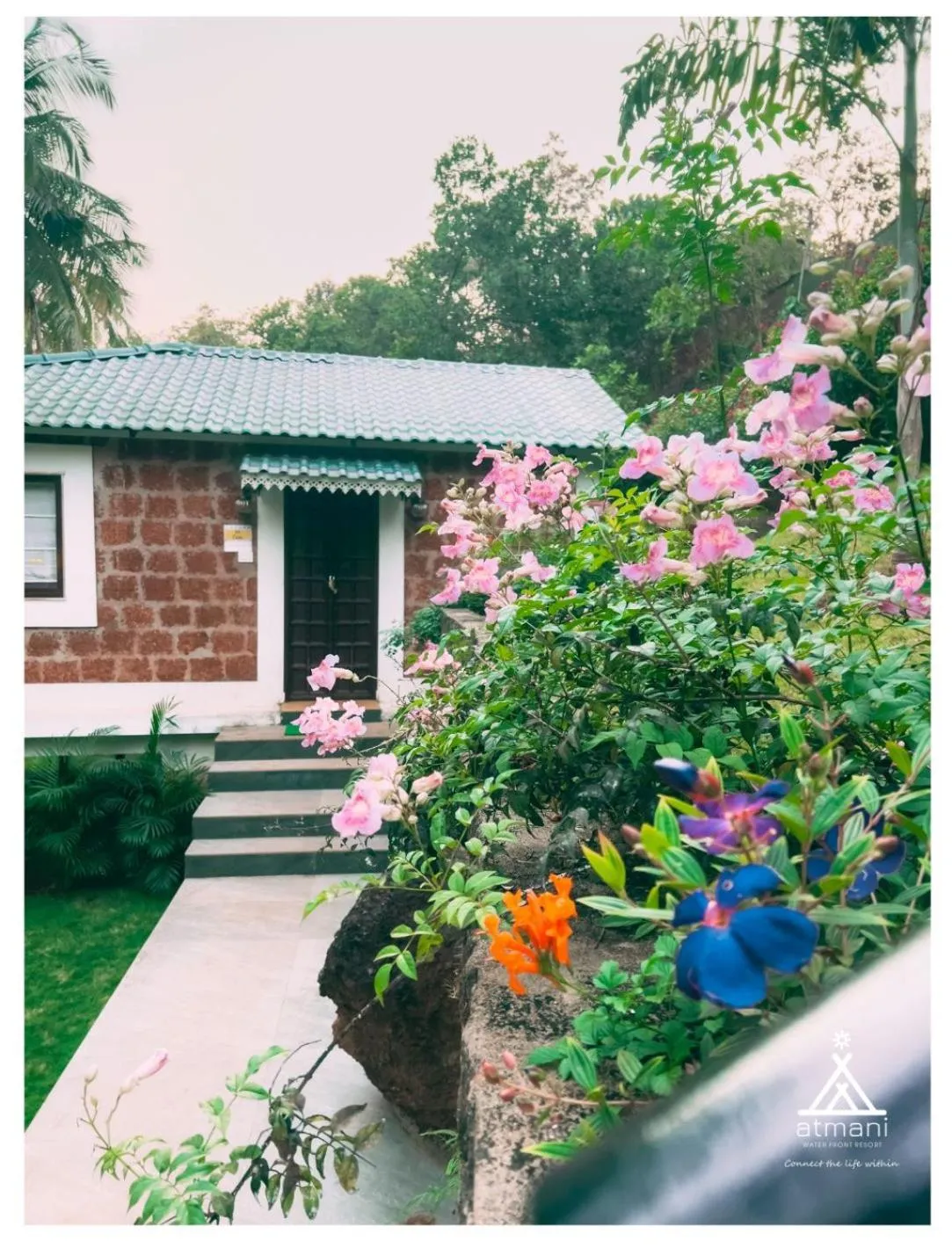 Garden in Atmani waterfront resort