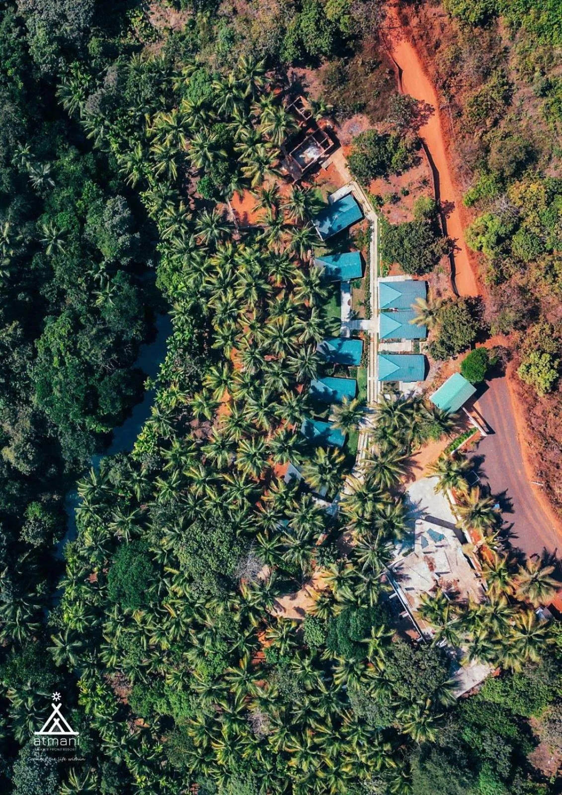 Natural landscape in Atmani waterfront resort