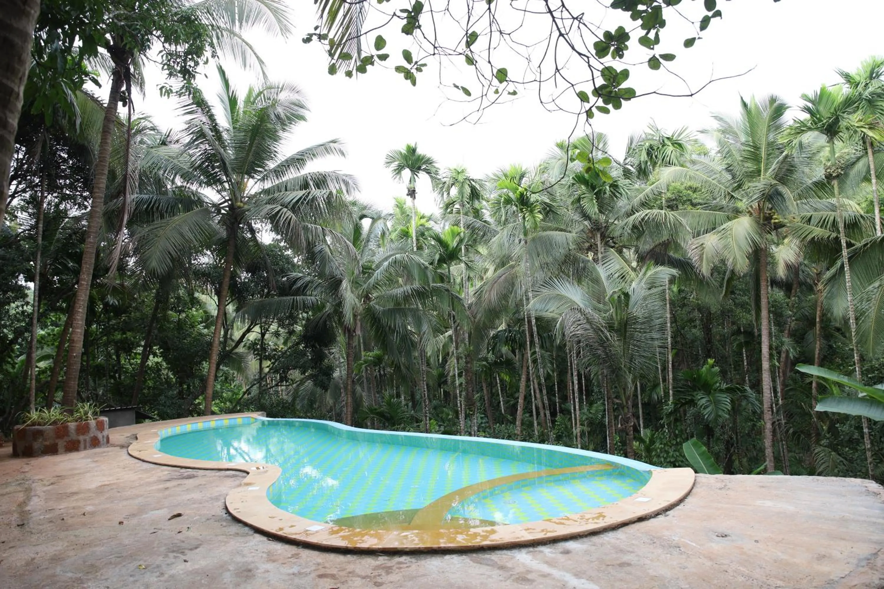 Swimming pool in Atmani waterfront resort