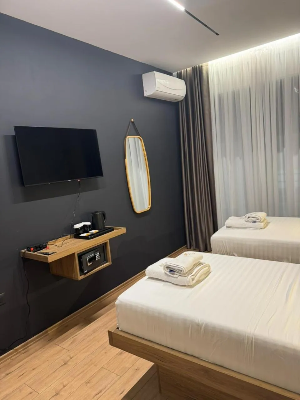 Communal lounge/ TV room, Bed in Destiny Hotel & SPA