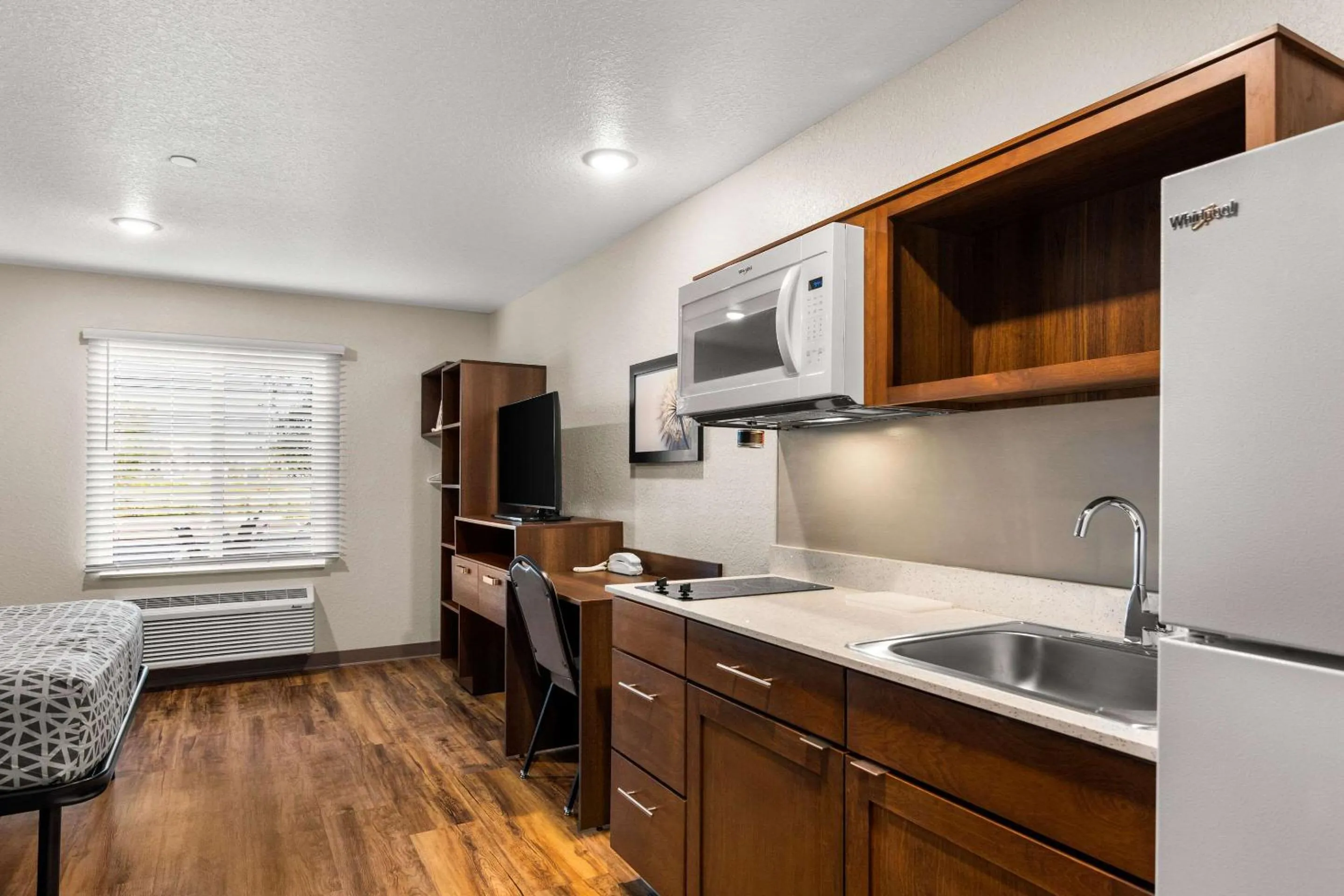 Bedroom in WoodSpring Suites Port St Lucie