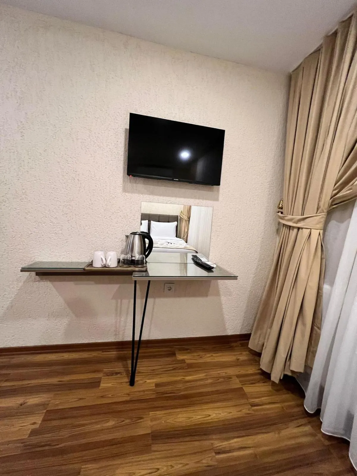 TV and multimedia, Bed in Taksim Nacre 360 Suit