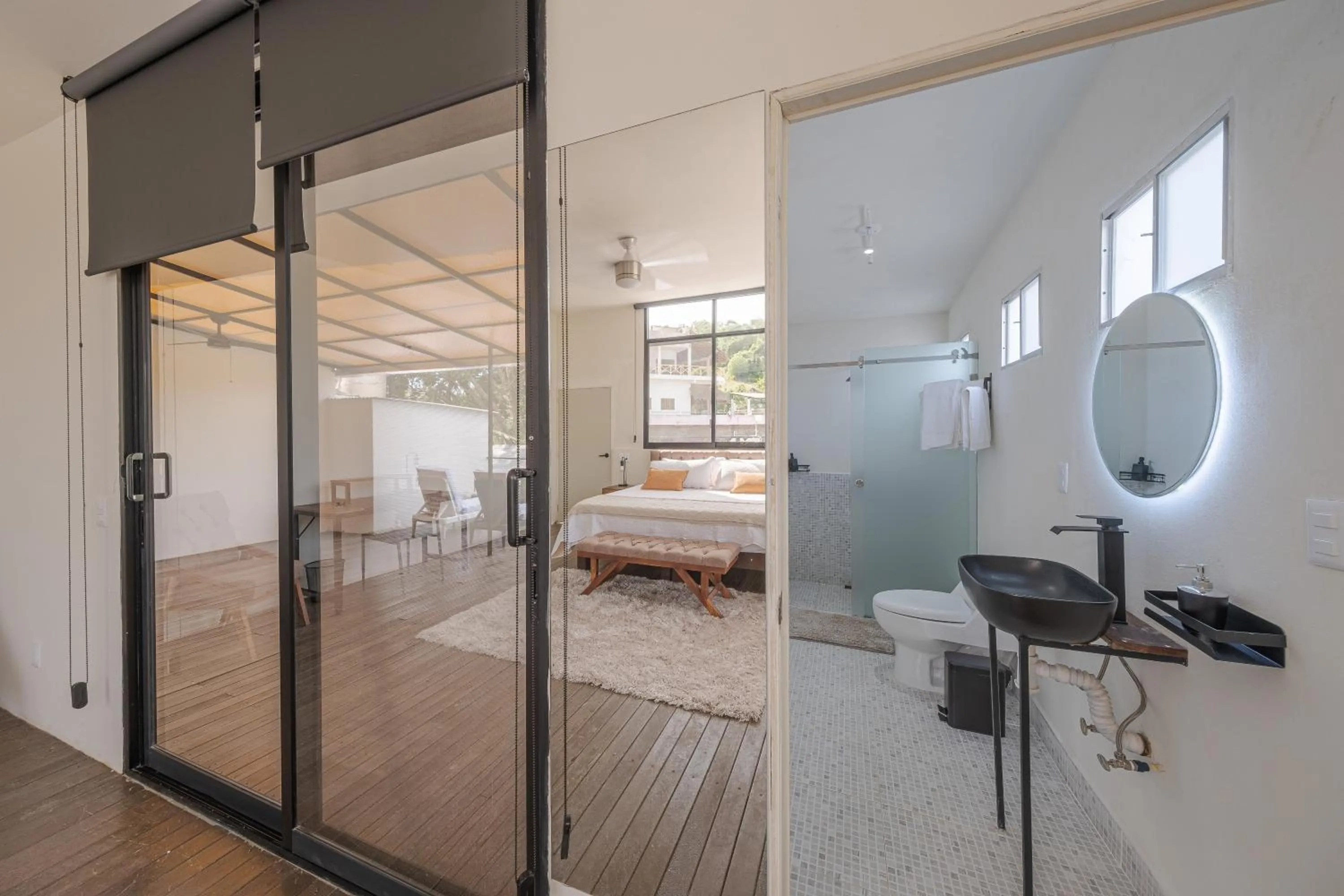 Shower in El Refugio de Sayulita - Solo Adultos