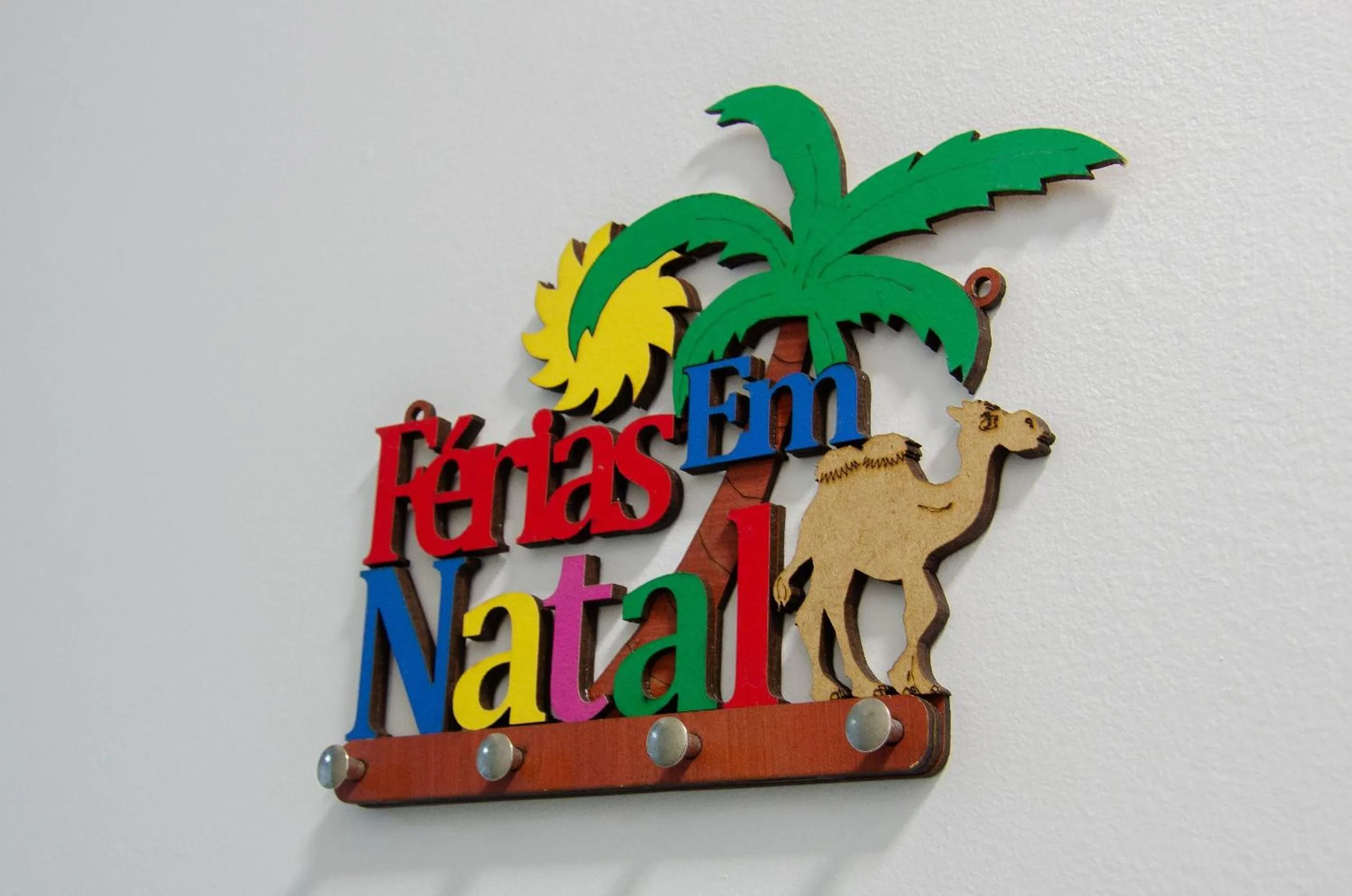 Decorative detail in Suíte PÉ NA AREIA com PISCINA, WIFI e ESTACIONAMENTO em PONTA NEGRA