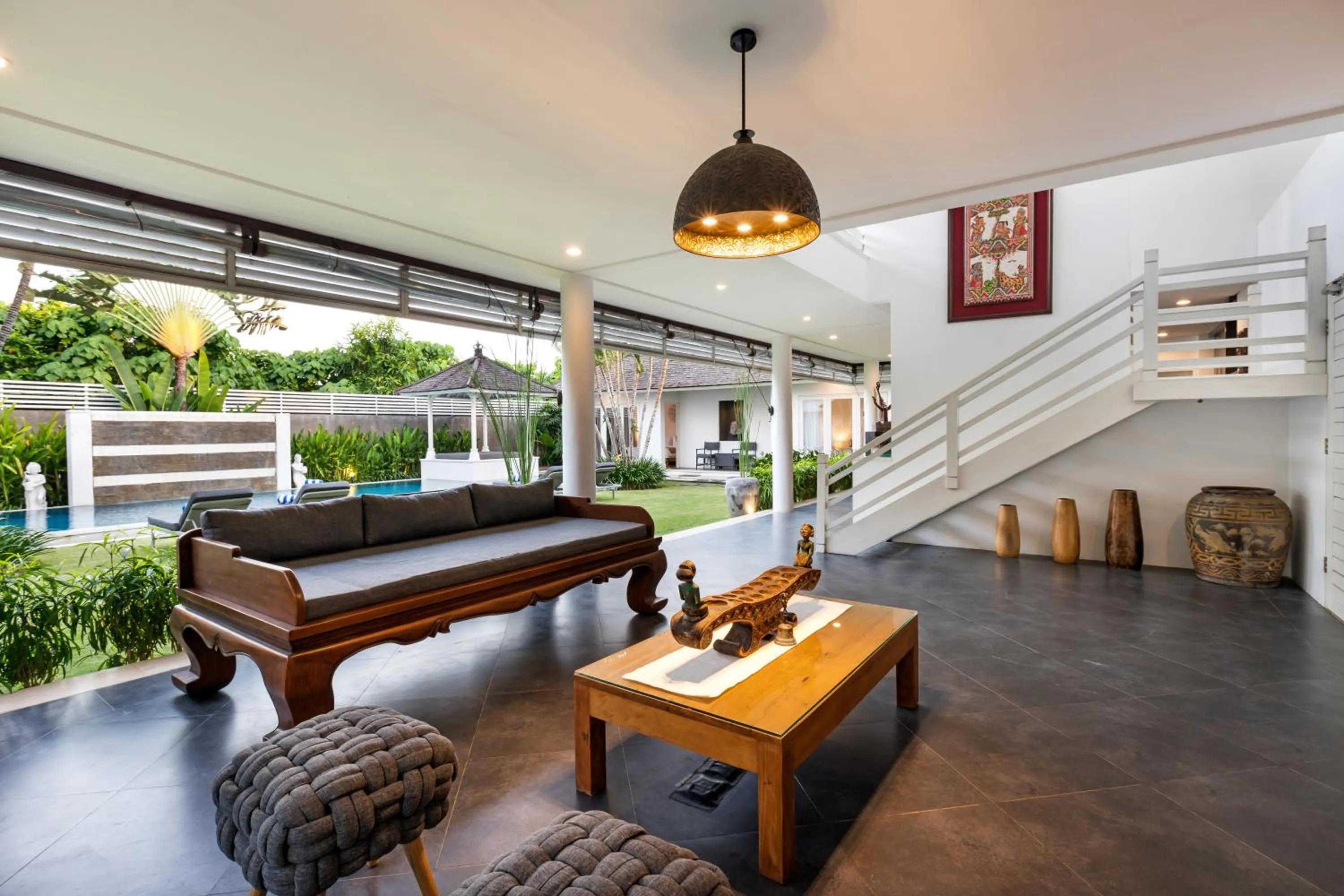 Living room in Kerta Rama Seminyak by Kerta Living