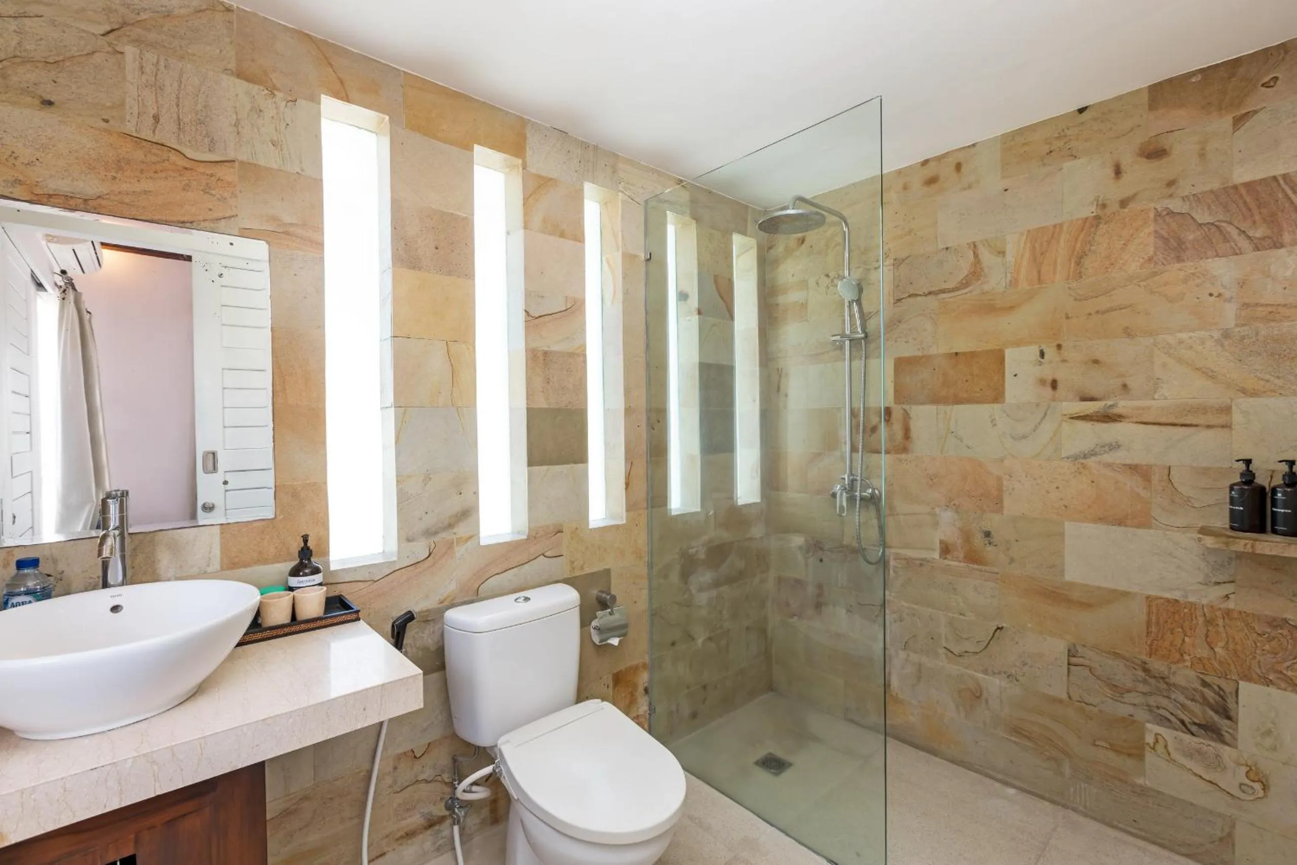 Shower in Kerta Rama Seminyak by Kerta Living