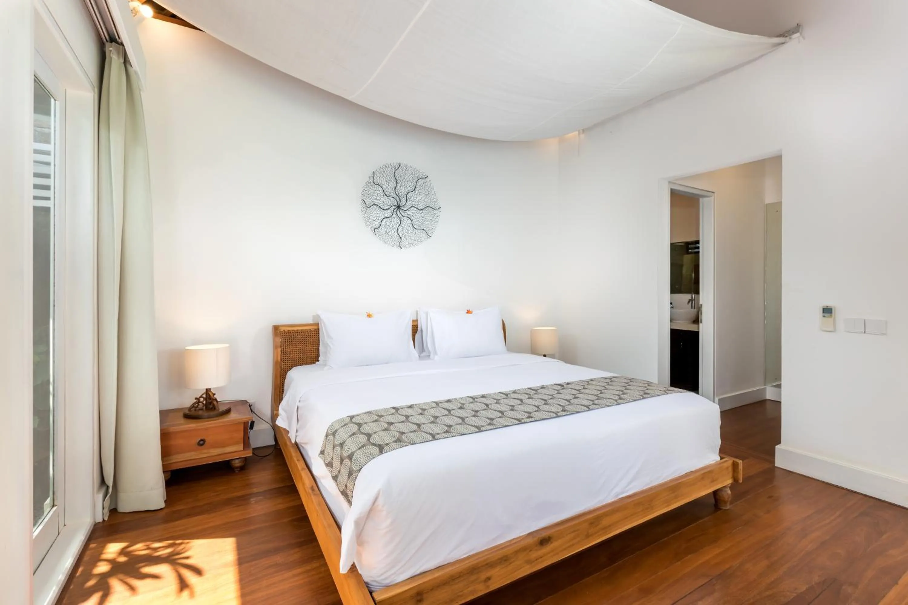 Bedroom, Bed in Kerta Rama Seminyak by Kerta Living