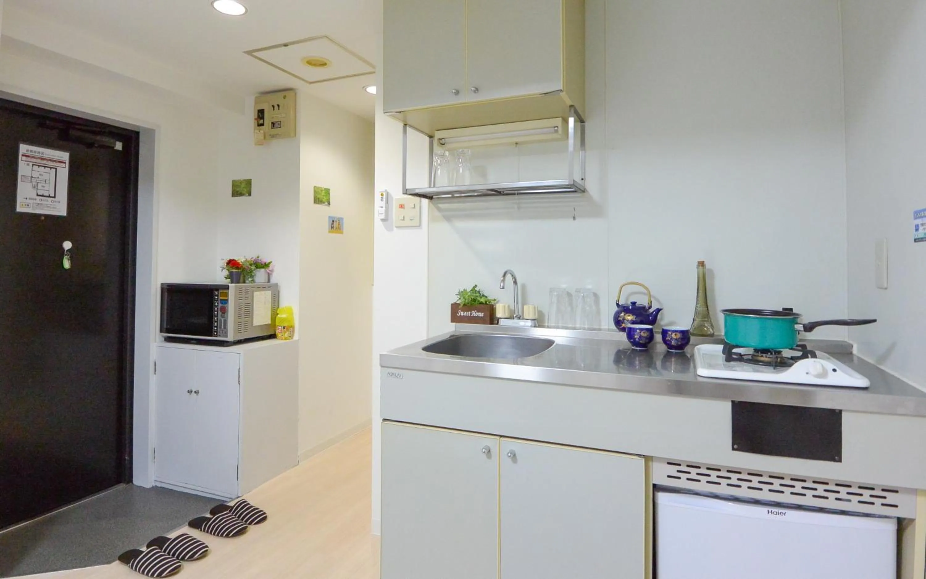 Kitchen or kitchenette in KIYAZA City Sapporo CALIDO
