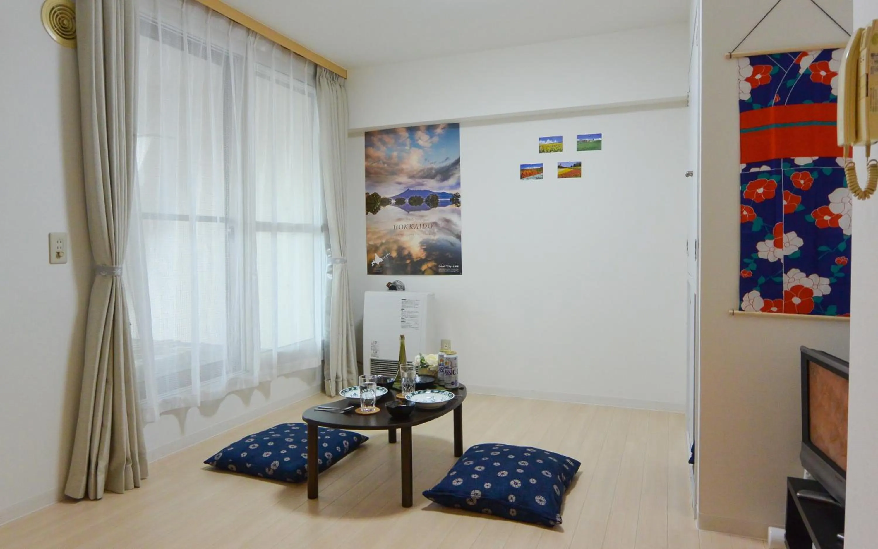 Living room in KIYAZA City Sapporo CALIDO