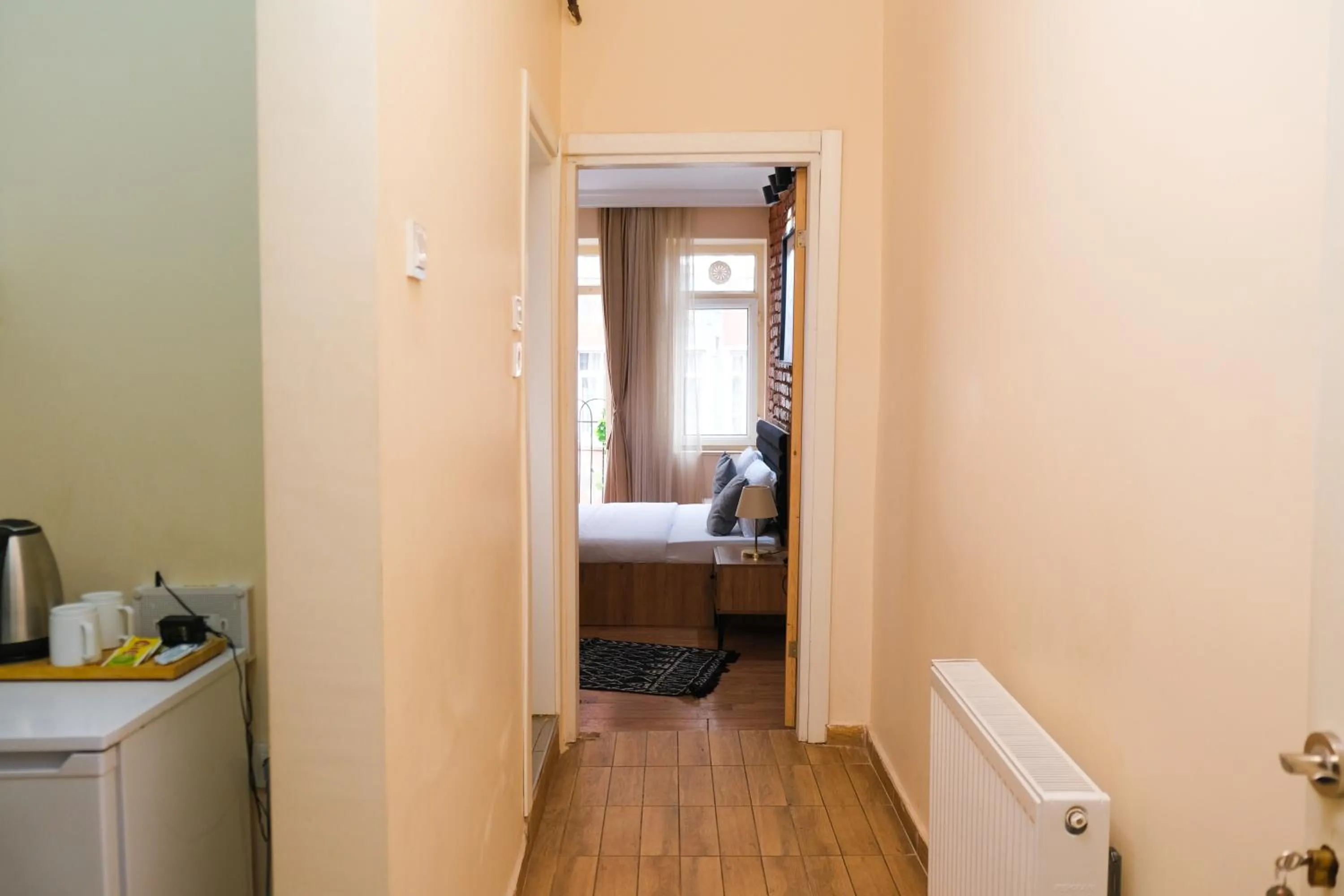 Bed in Taksim Nikea Suites 80