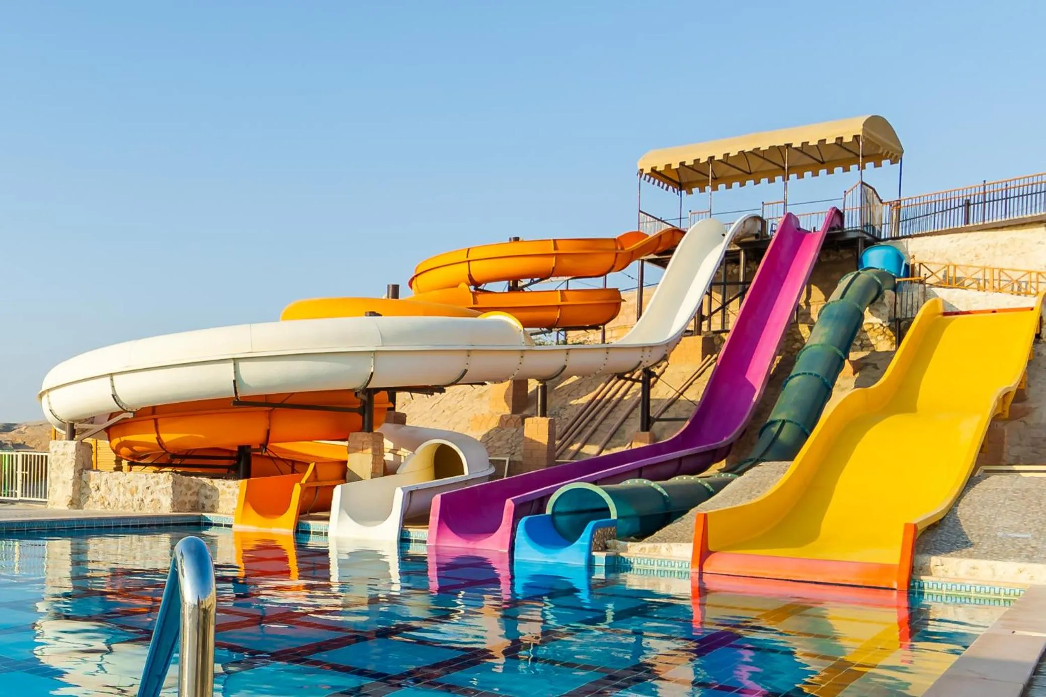 Aqua park in Siva Golden Bay Makadi