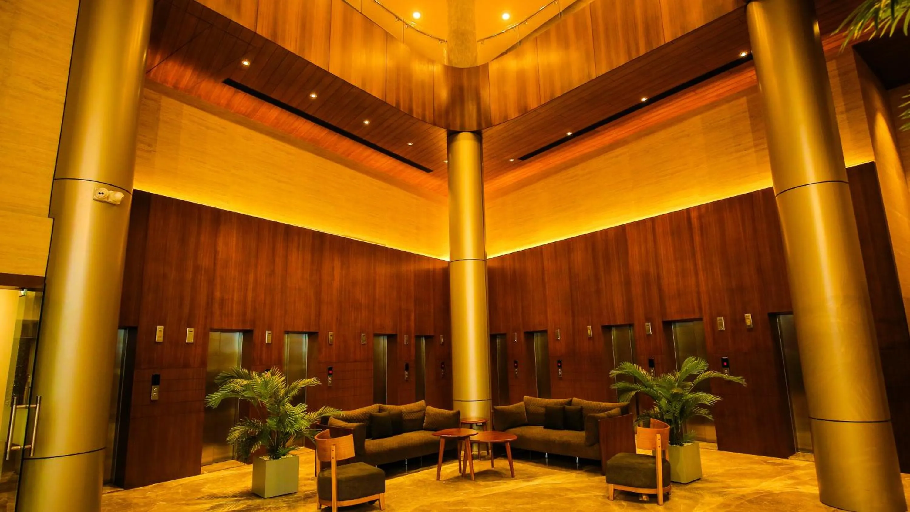 Seating area in The Weekend Address