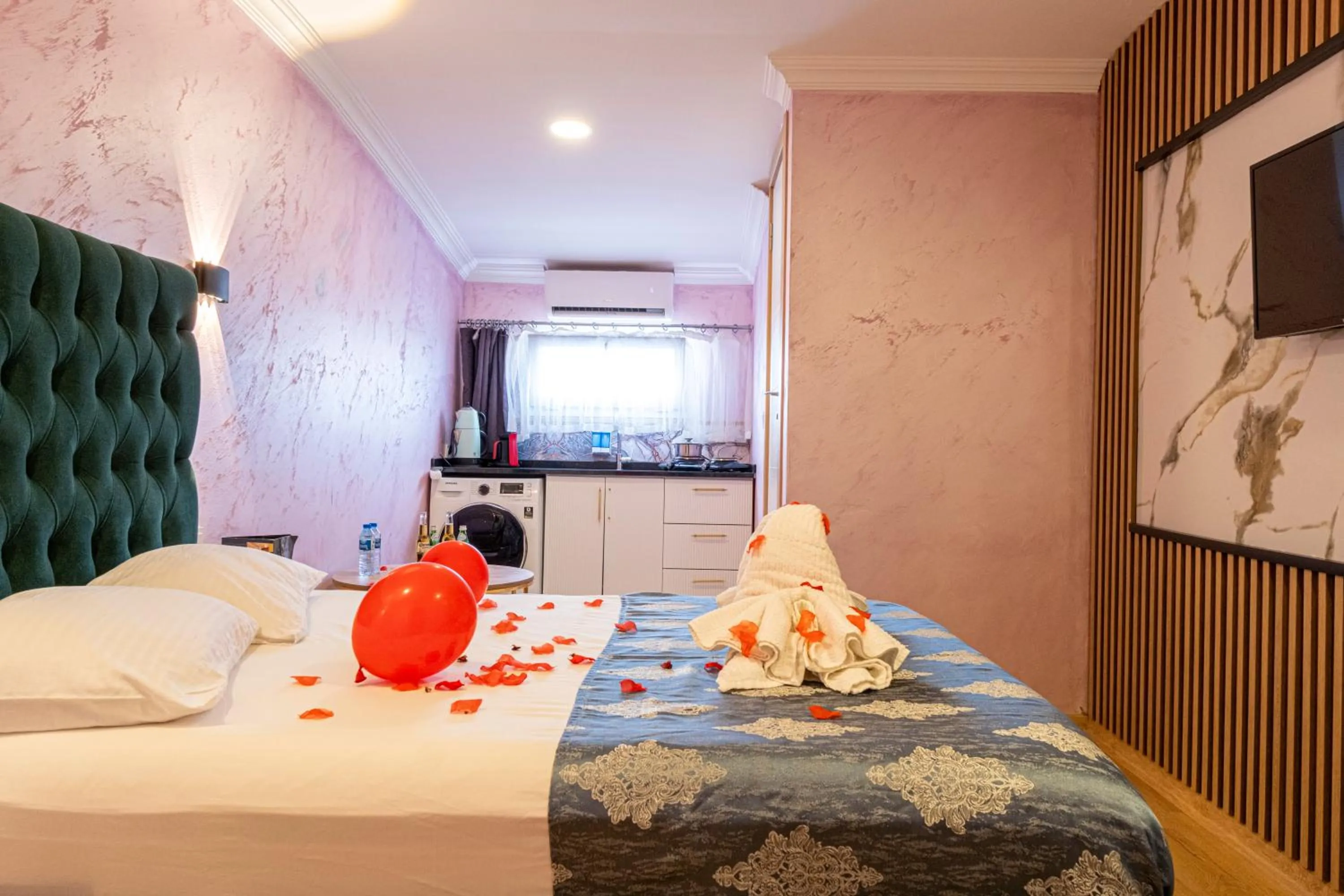 Bed in Süper Stay Halkalı