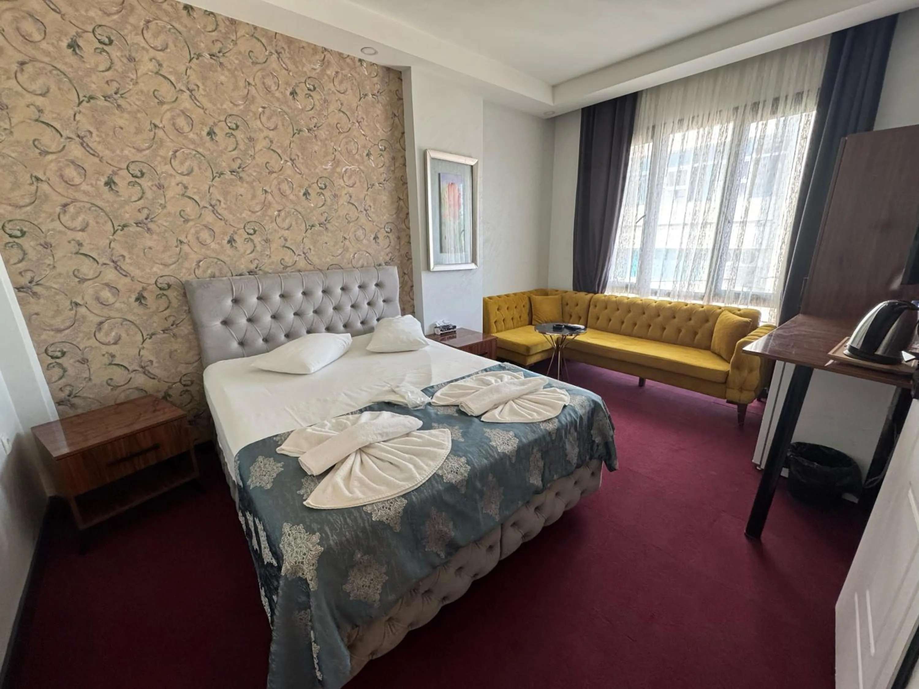 Bed in Süper Stay Halkalı