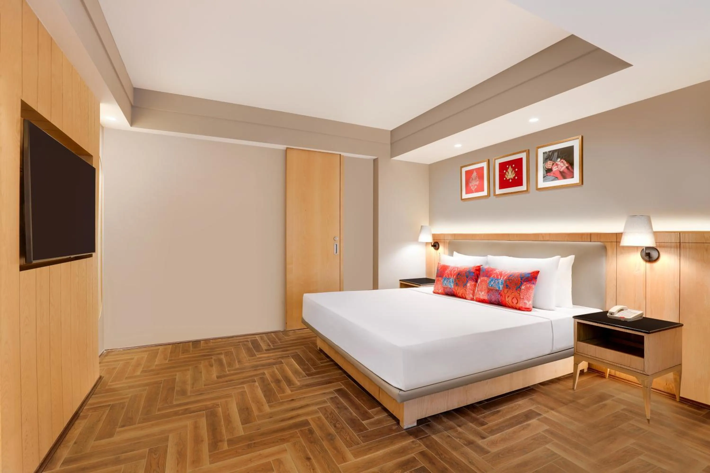 Bed in Lemon Tree Hotel, Sonamarg