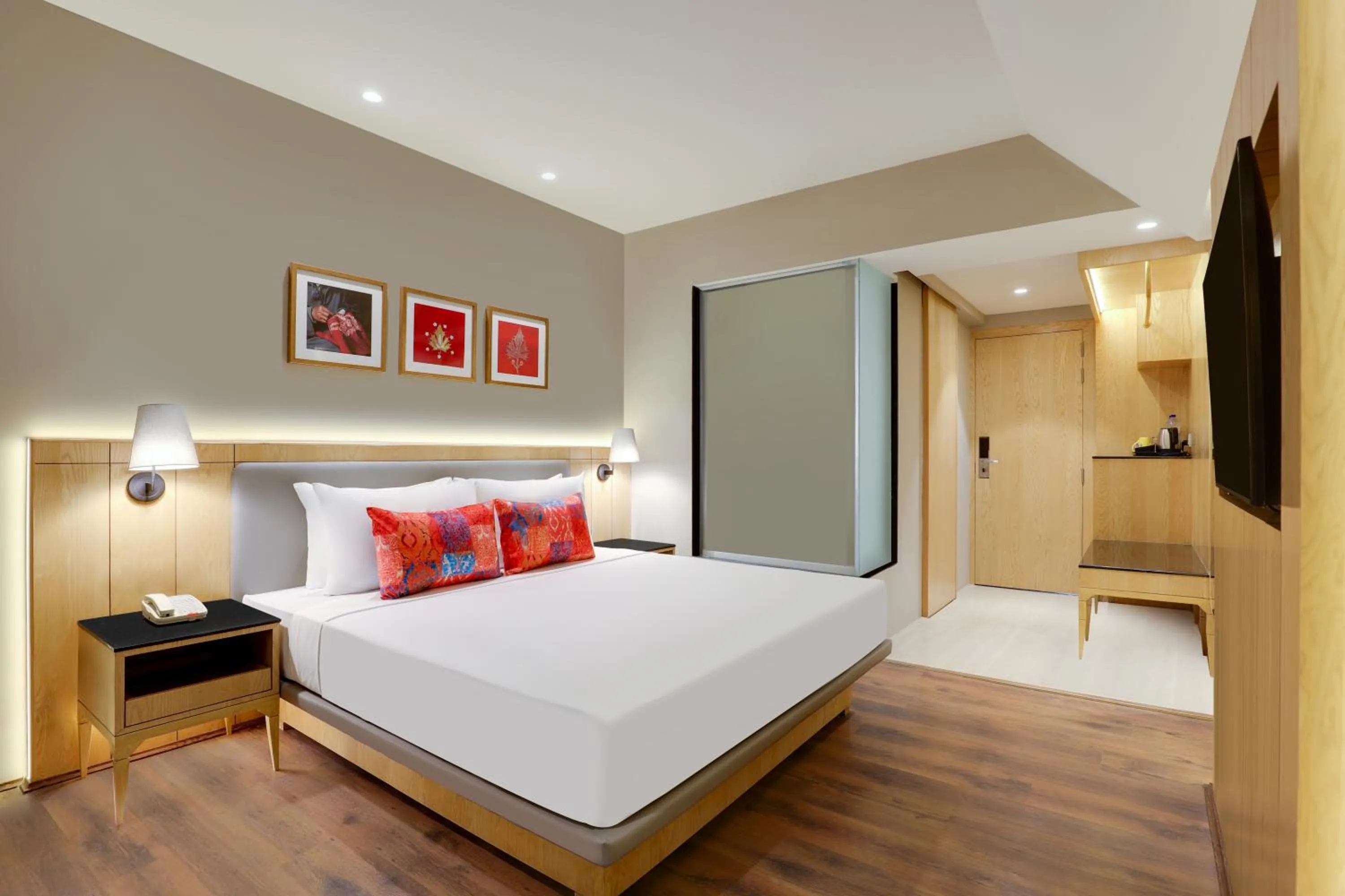 Bed in Lemon Tree Hotel, Sonamarg