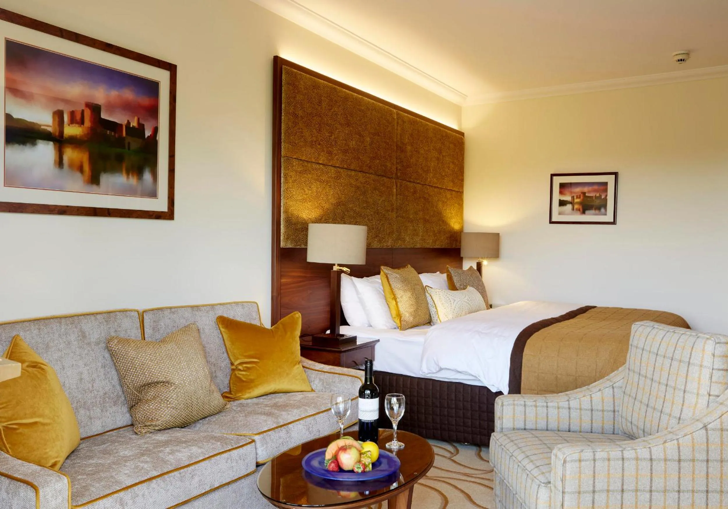 Bed in The Celtic Manor Resort