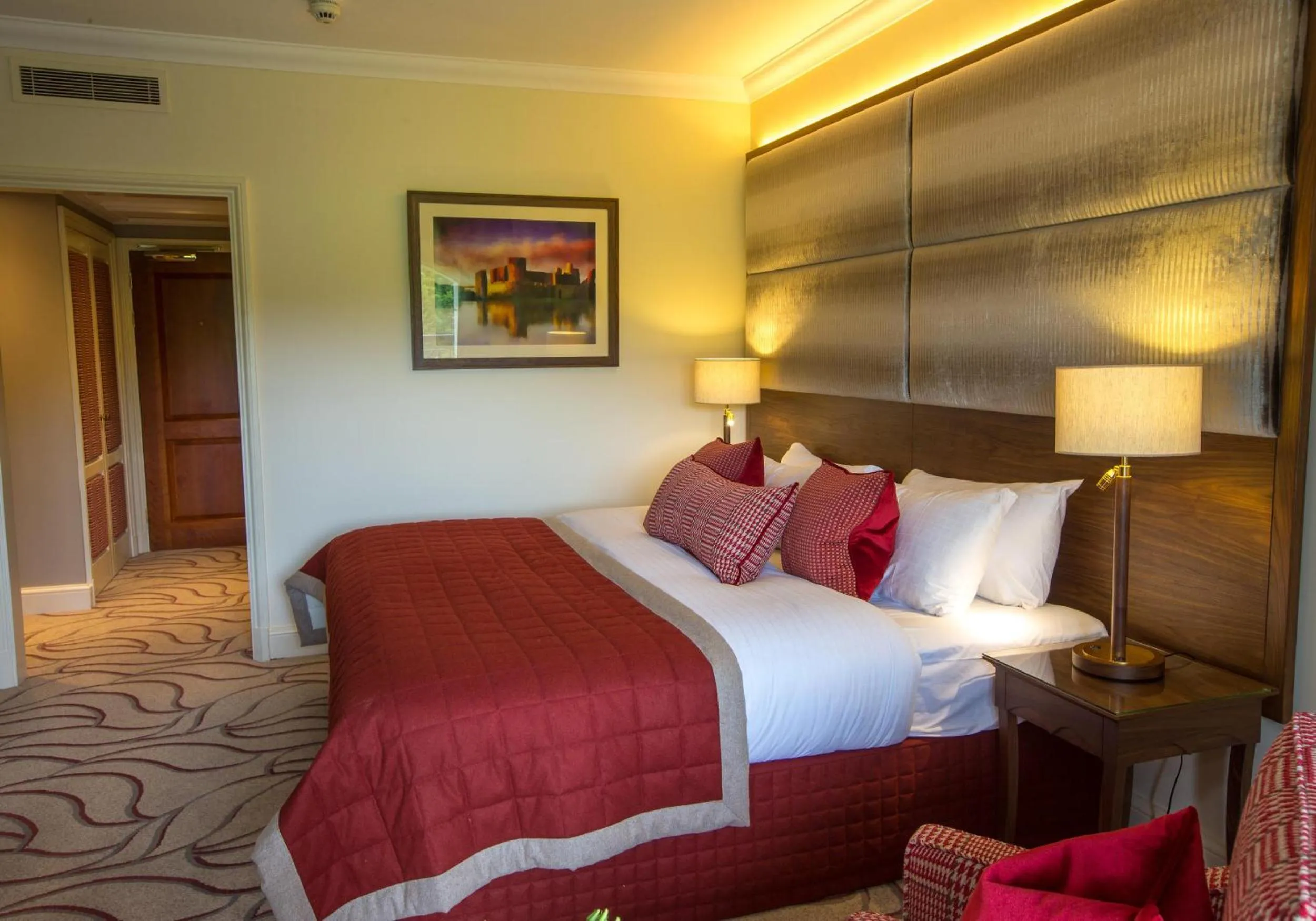 Bed in The Celtic Manor Resort