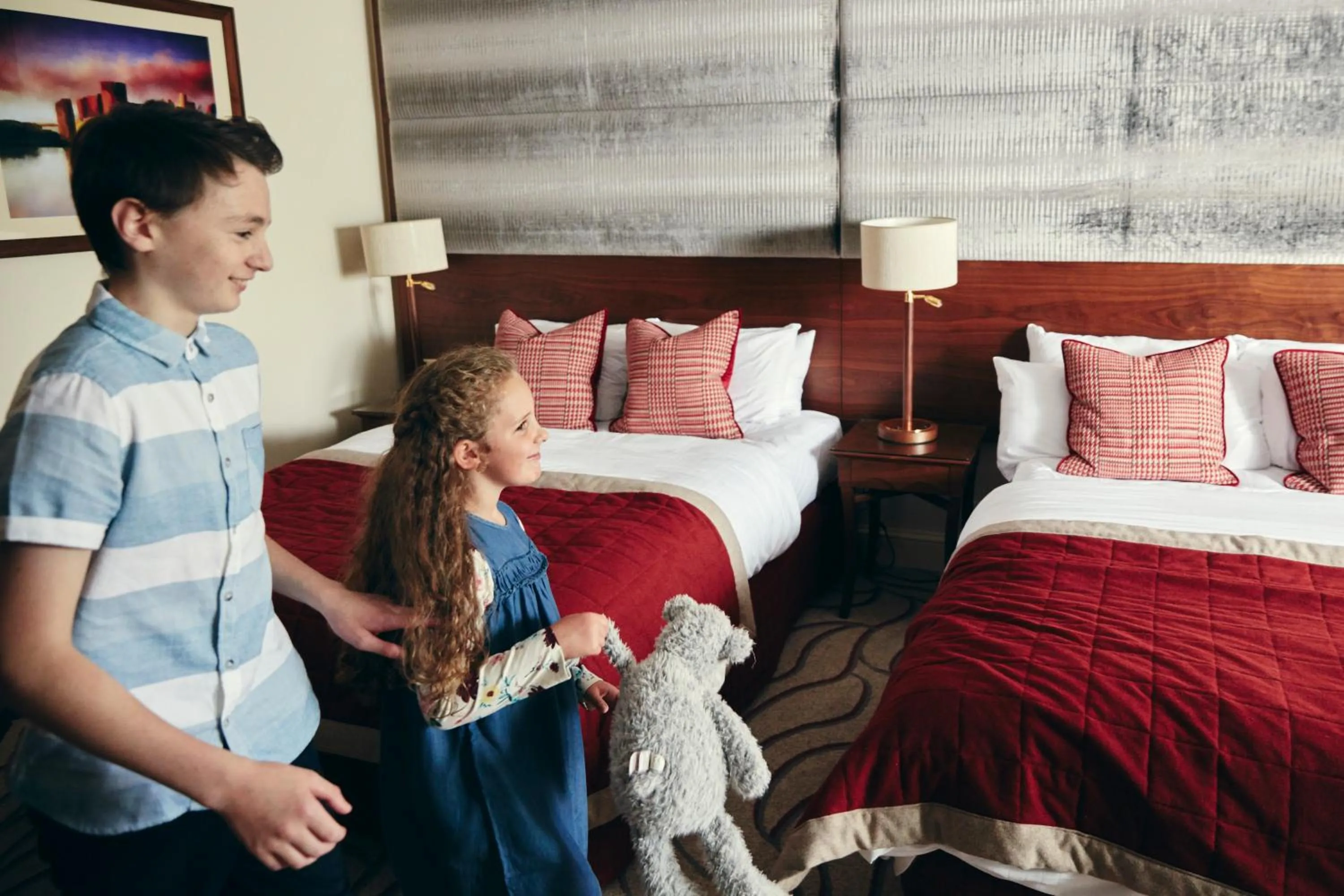 Bed in The Celtic Manor Resort