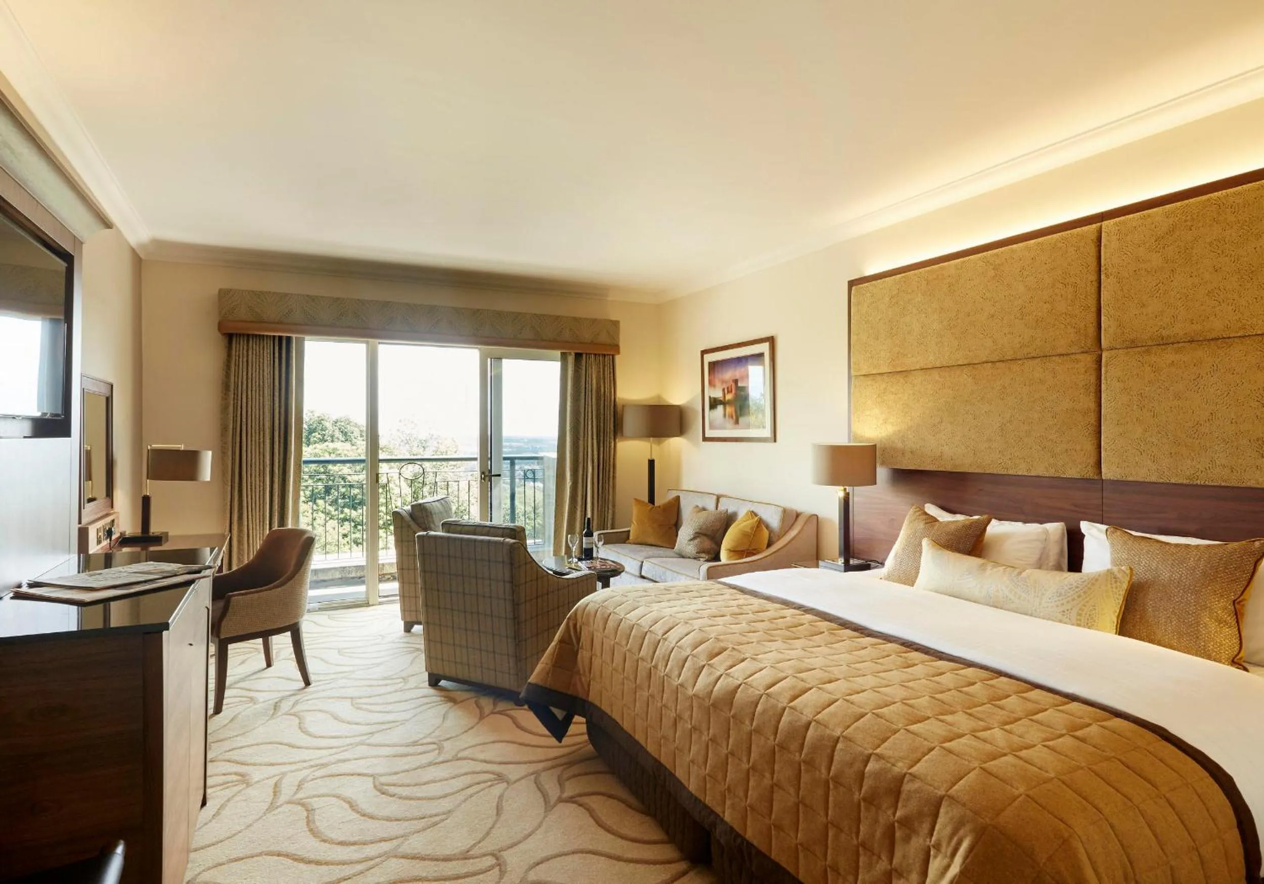 Bed in The Celtic Manor Resort