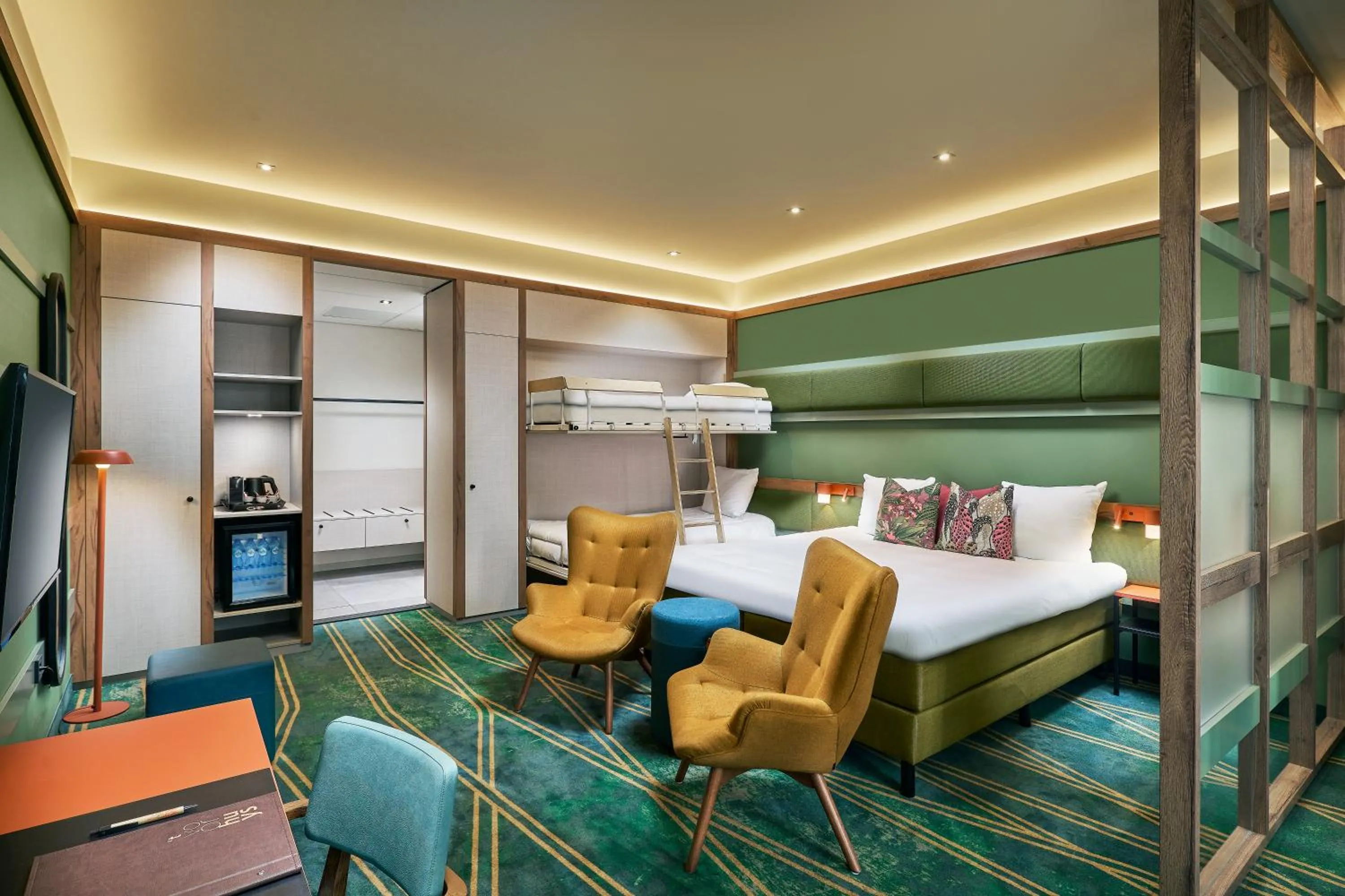 Bedroom in Hotel Restaurant Grandcafé 't Voorhuys