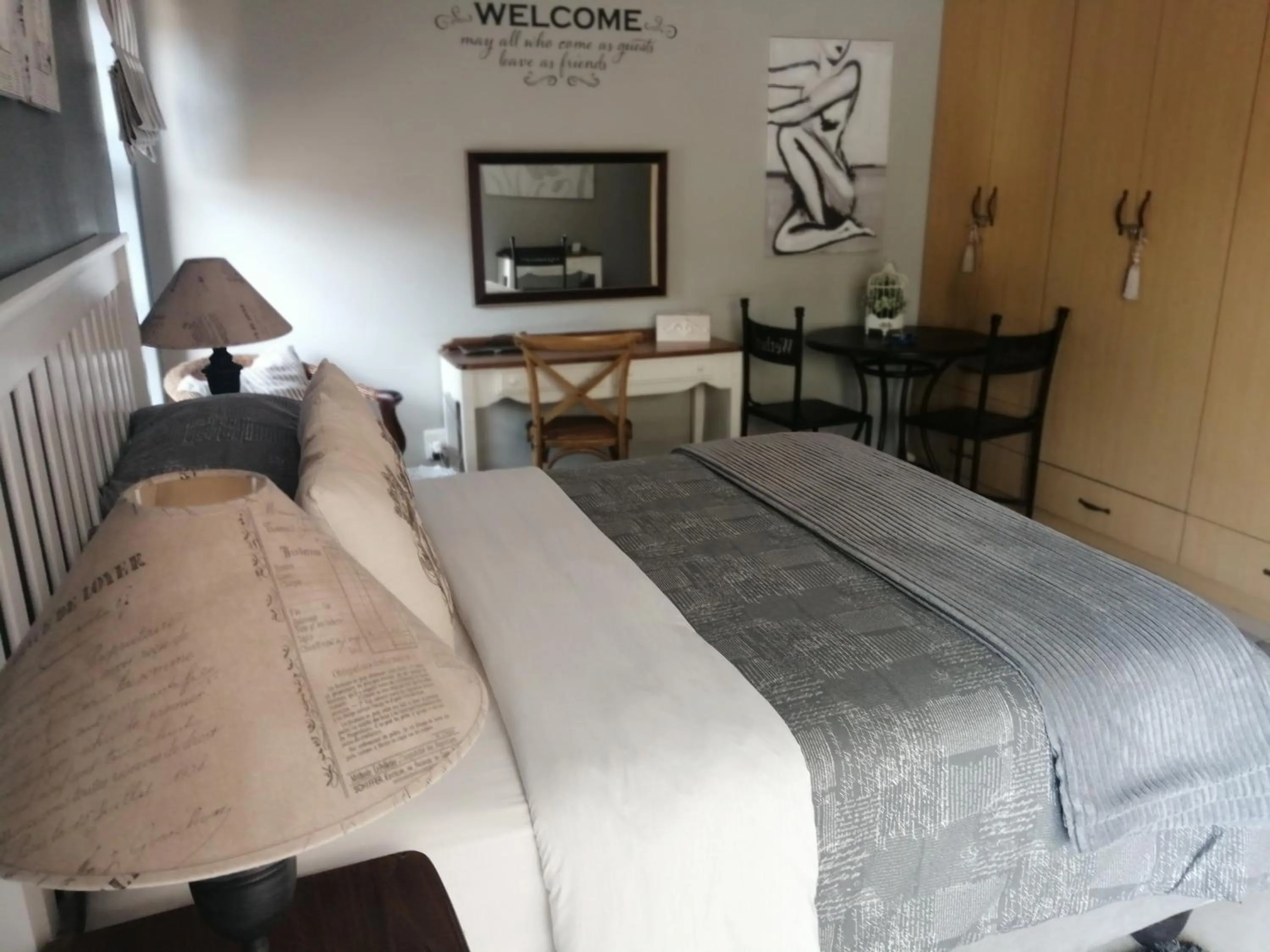 Bed in Aquadel Accommodation