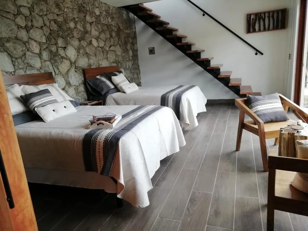 Bed in La Toscanía Tapalpa Resort & Agroturismo