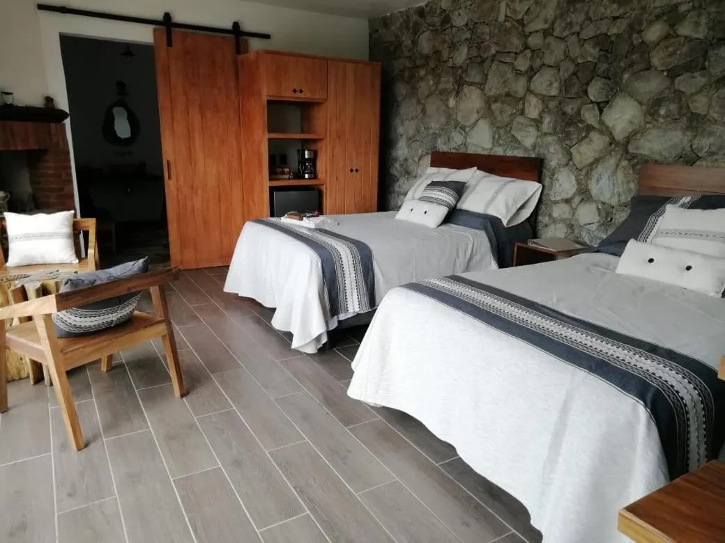 Bed in La Toscanía Tapalpa Resort & Agroturismo