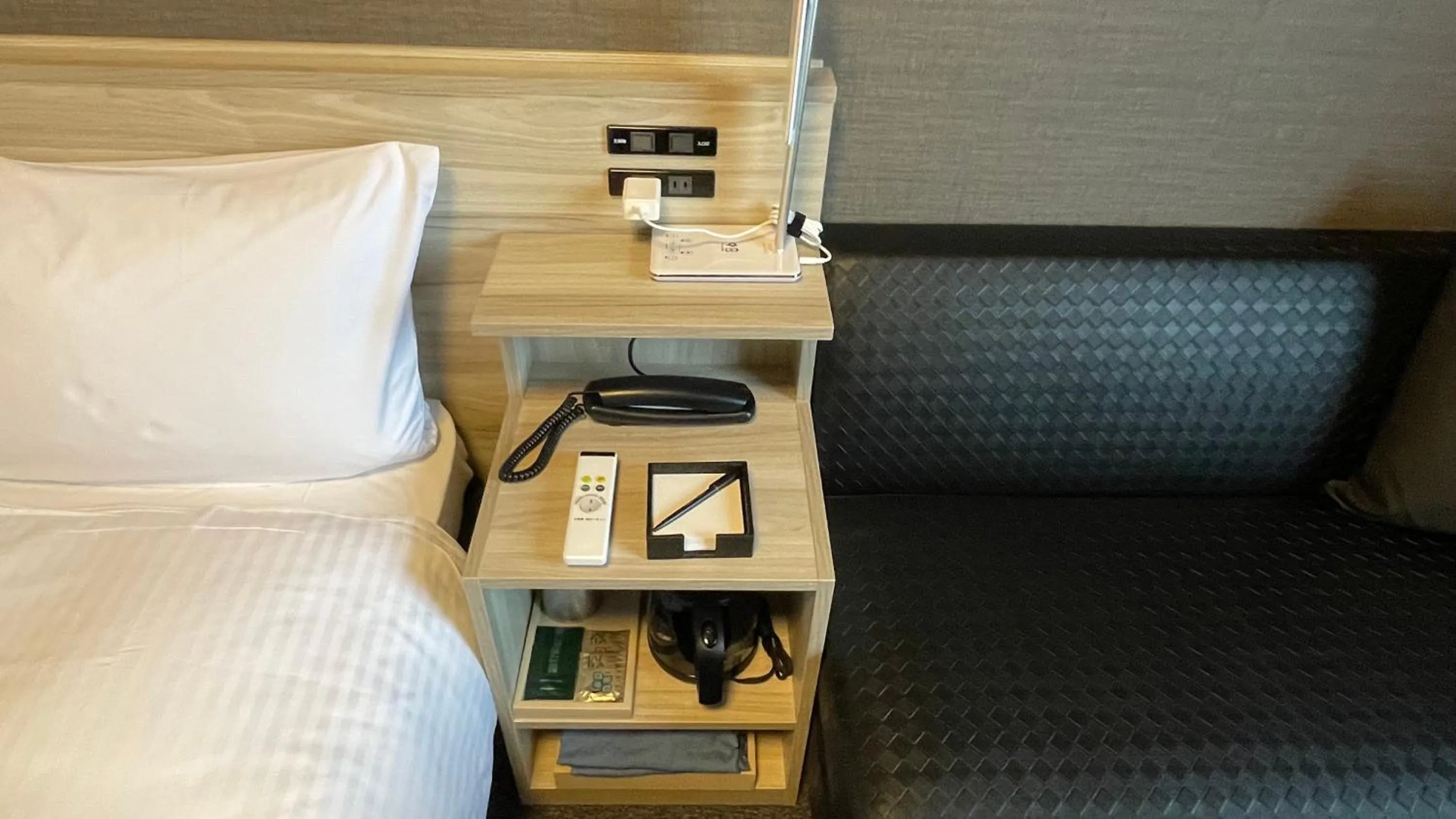 Photo of the whole room, Bed in Hotel Route Inn Ohi Takahama