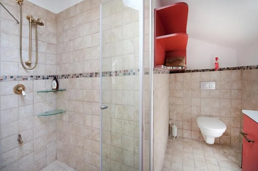 Bathroom in Lovely 2BR Apt w Balcony in Neve Tzedek Area Sea N' Rent