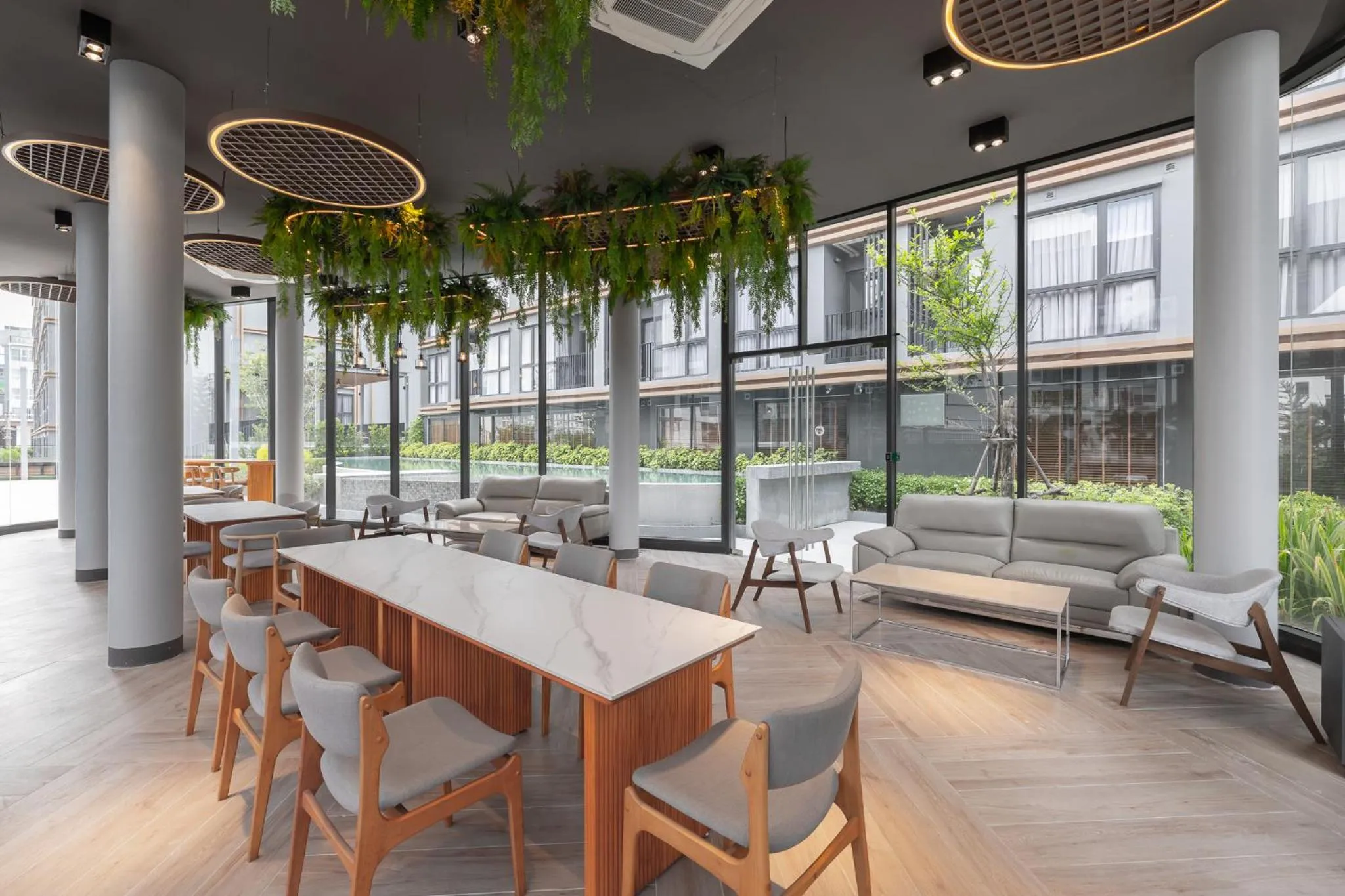 Library in Salaya One Hotel & Service Apartment