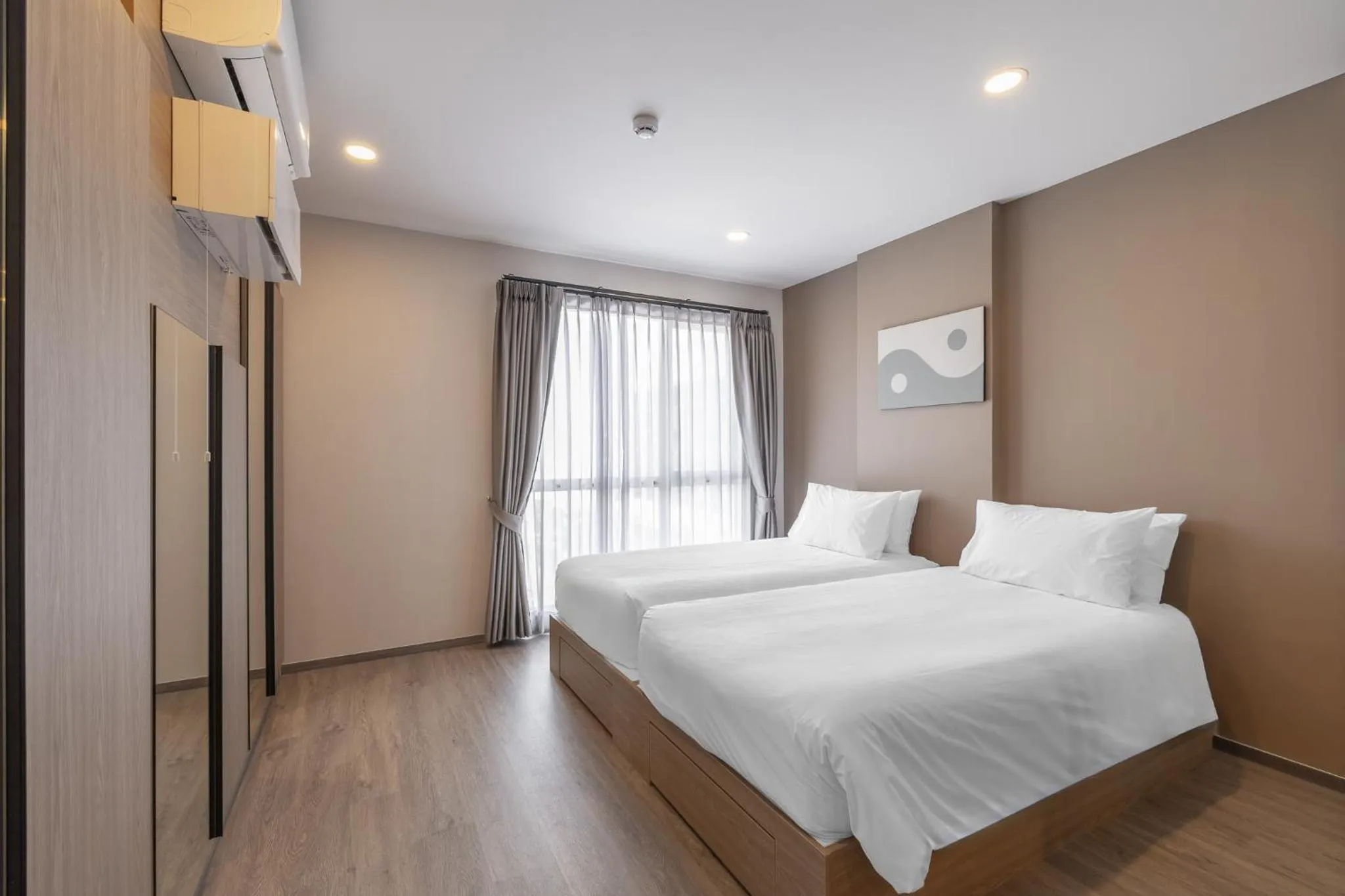 Bed in Salaya One Hotel & Service Apartment