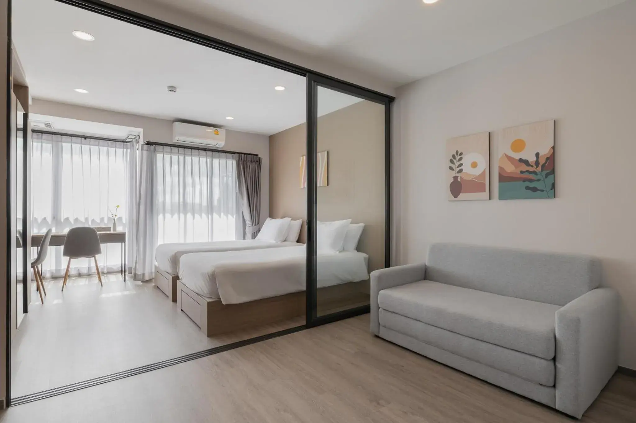 Twin Room in Salaya One Hotel & Service Apartment Twin Room in Salaya One Hotel & Service Apartment