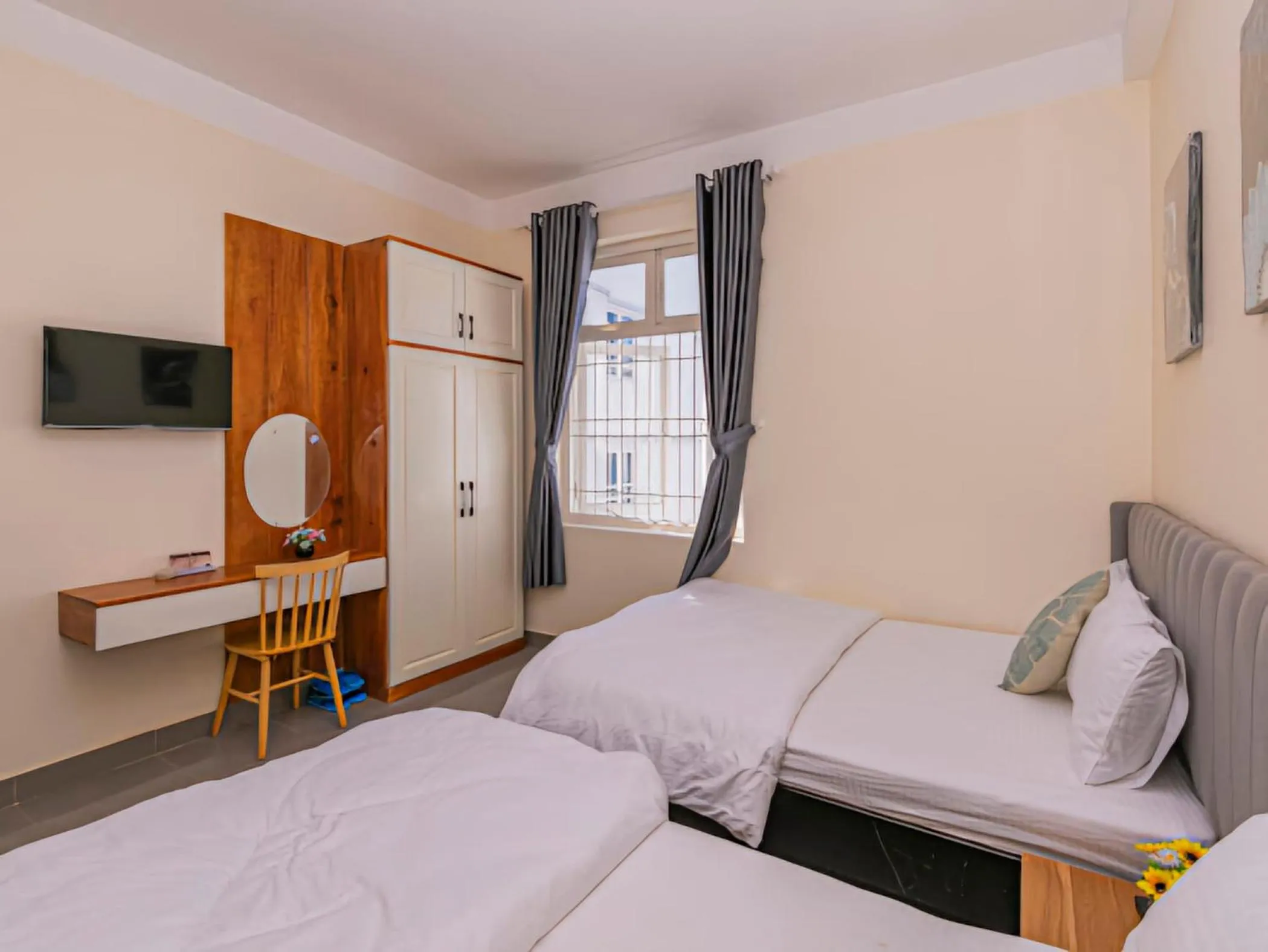 Bed in Thang Lap Hotel