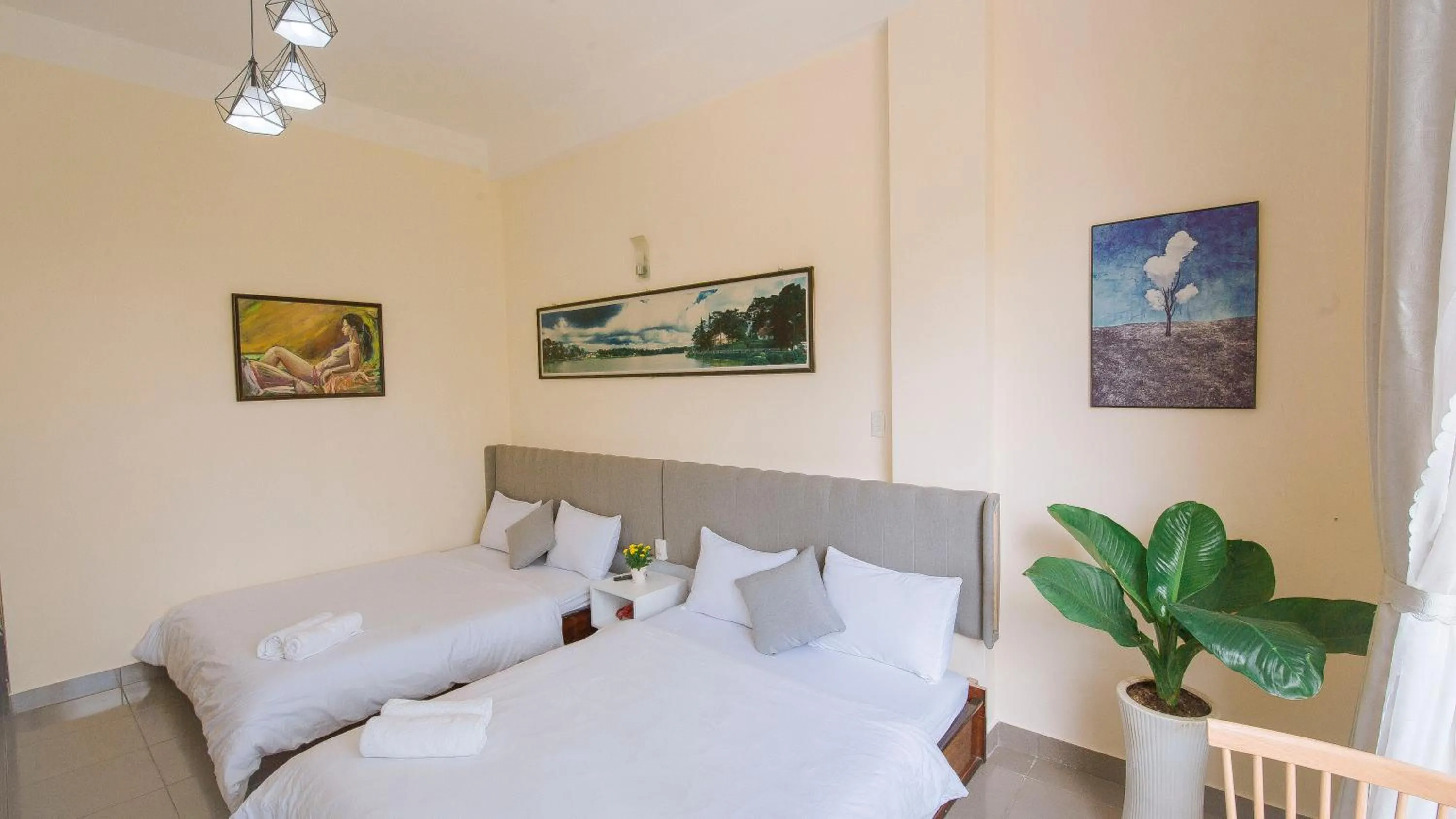 Bed in Thang Lap Hotel