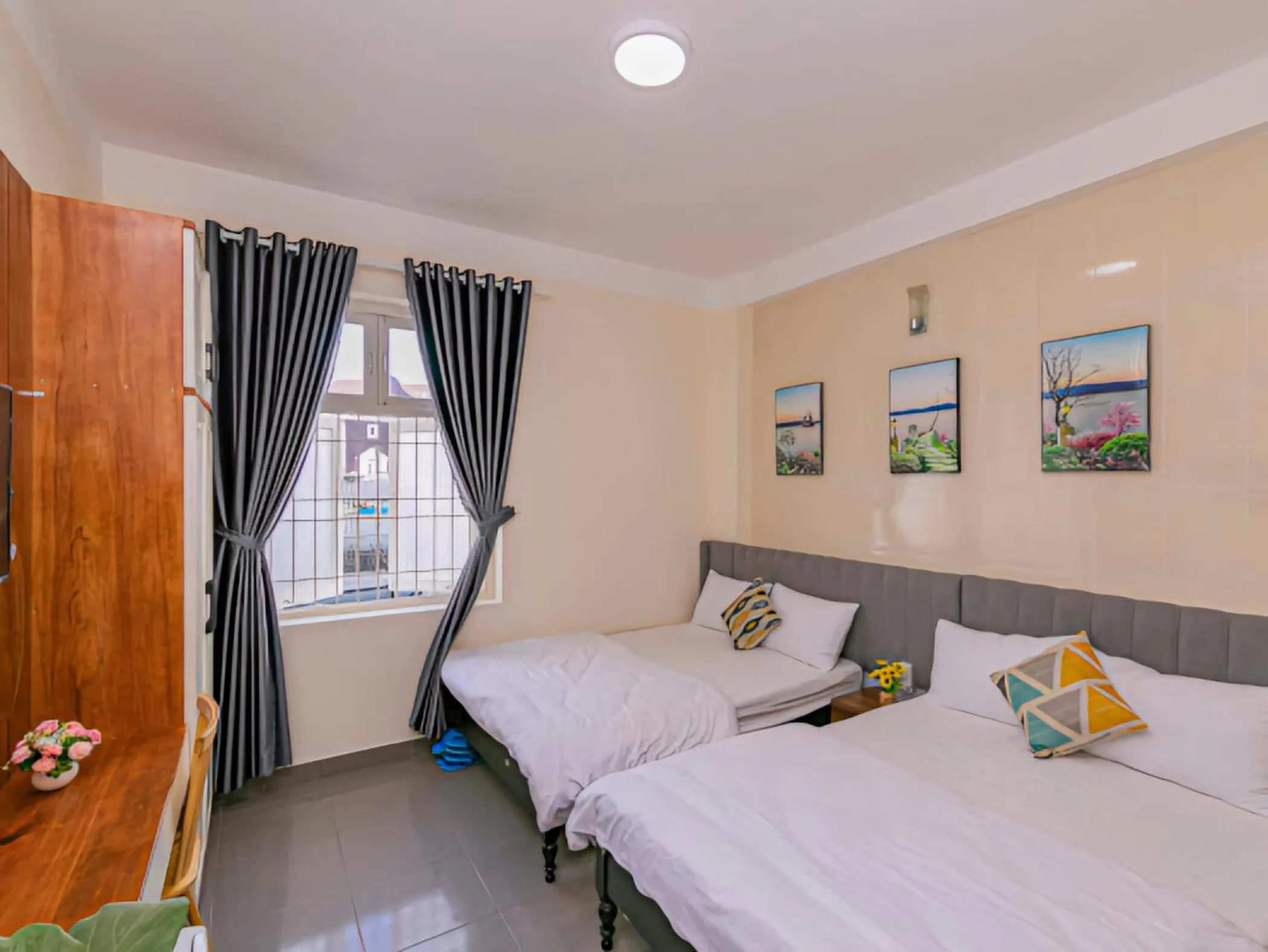 Bed in Thang Lap Hotel