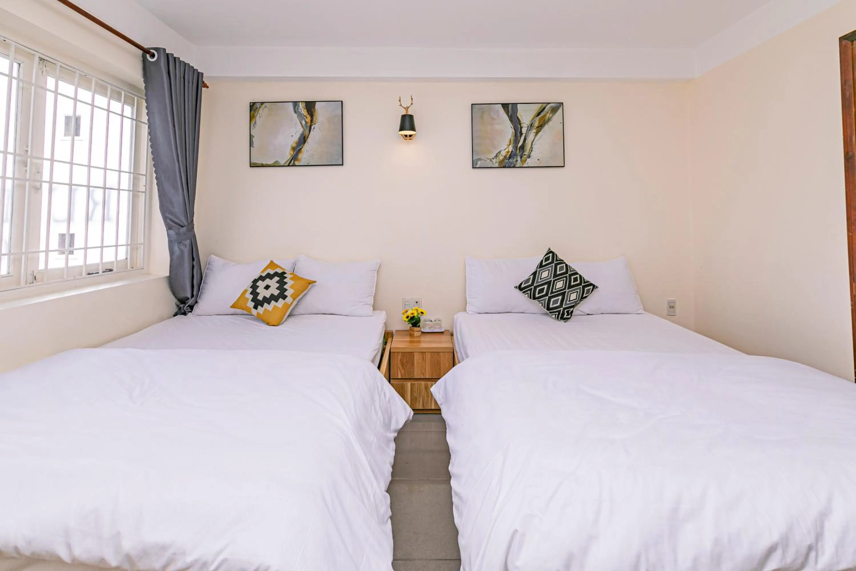 Bed in Thang Lap Hotel