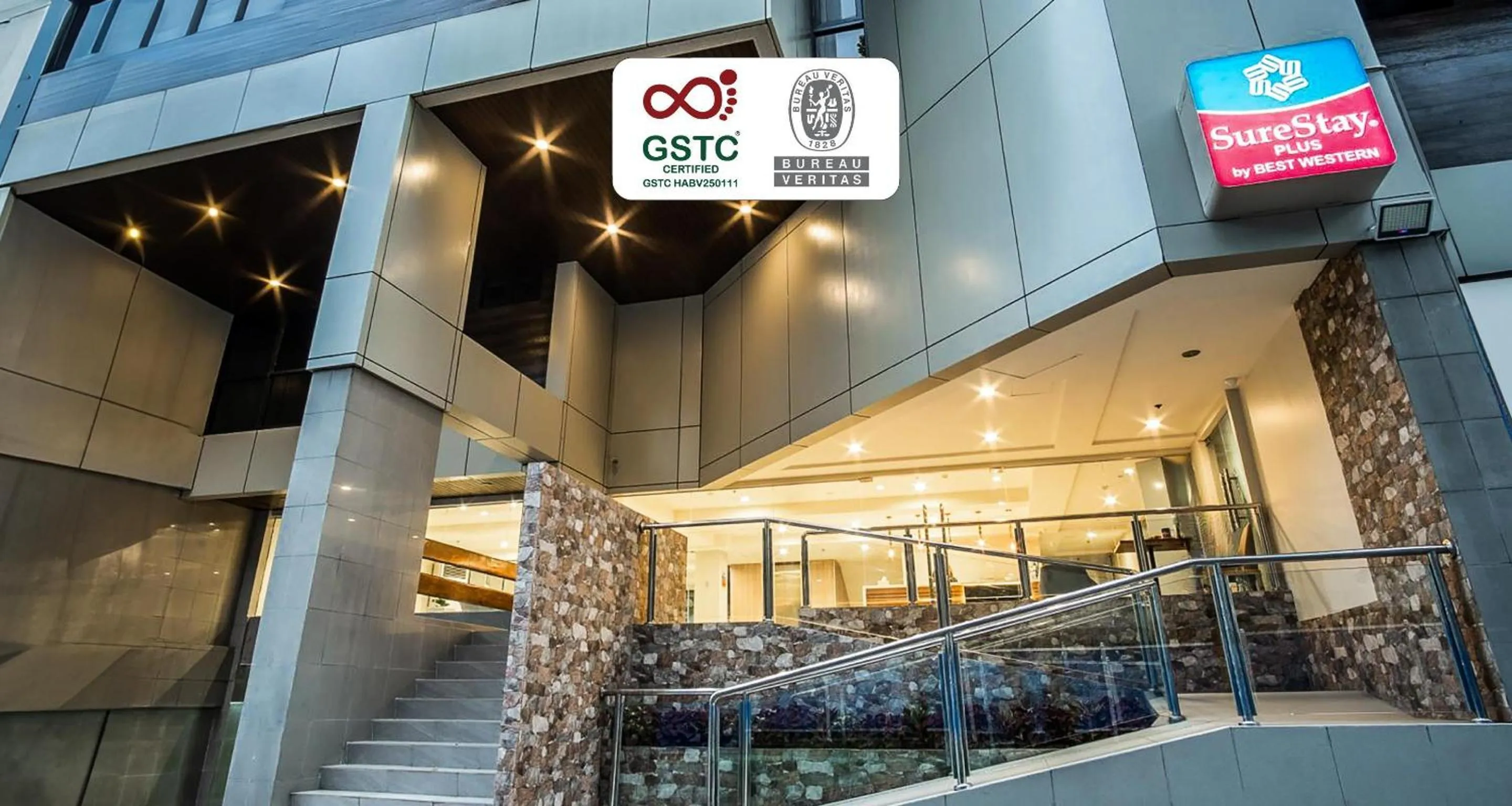 Property building in SureStay Plus by Best Western Cebu City