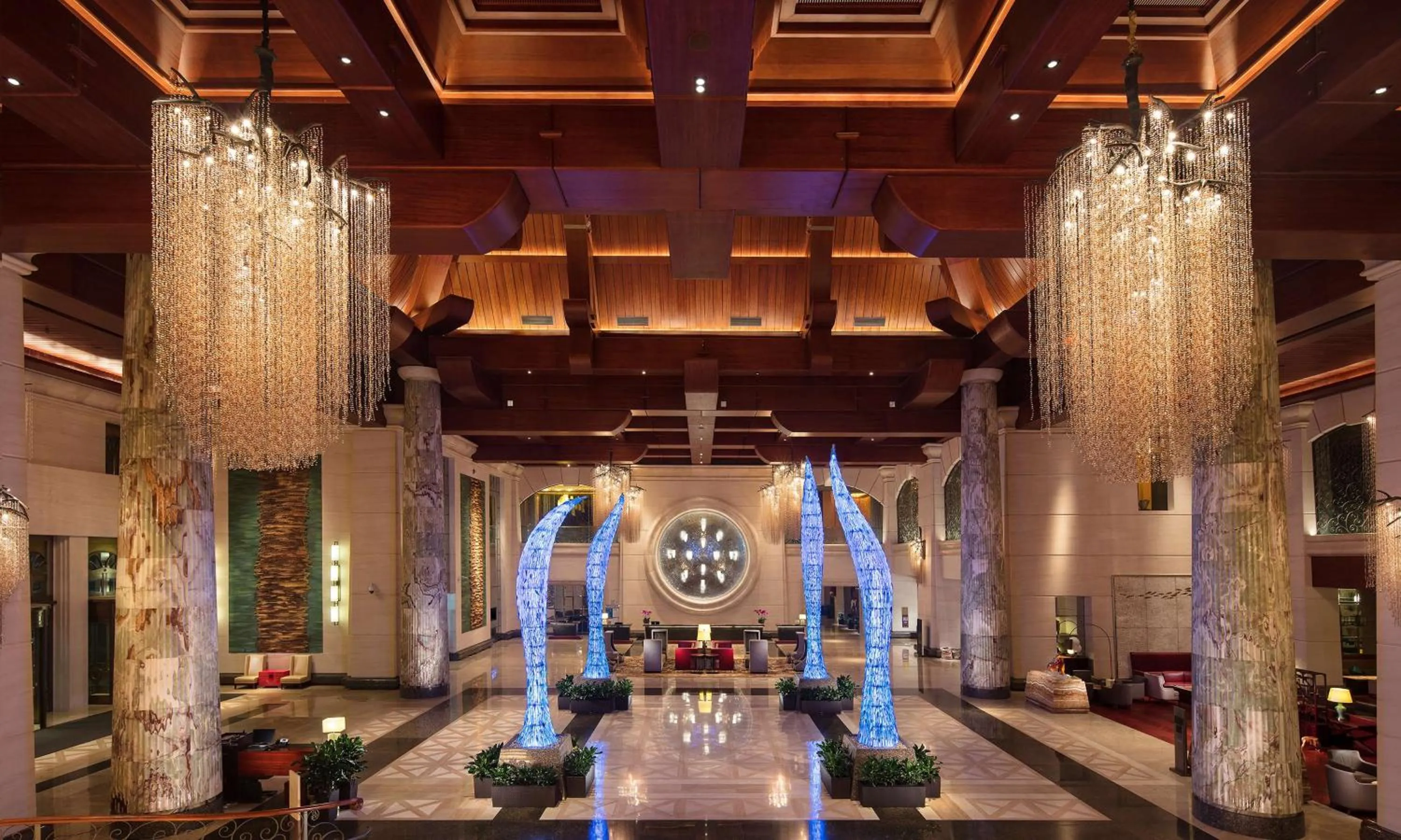 Lobby or reception in Hilton Qingdao Golden Beach